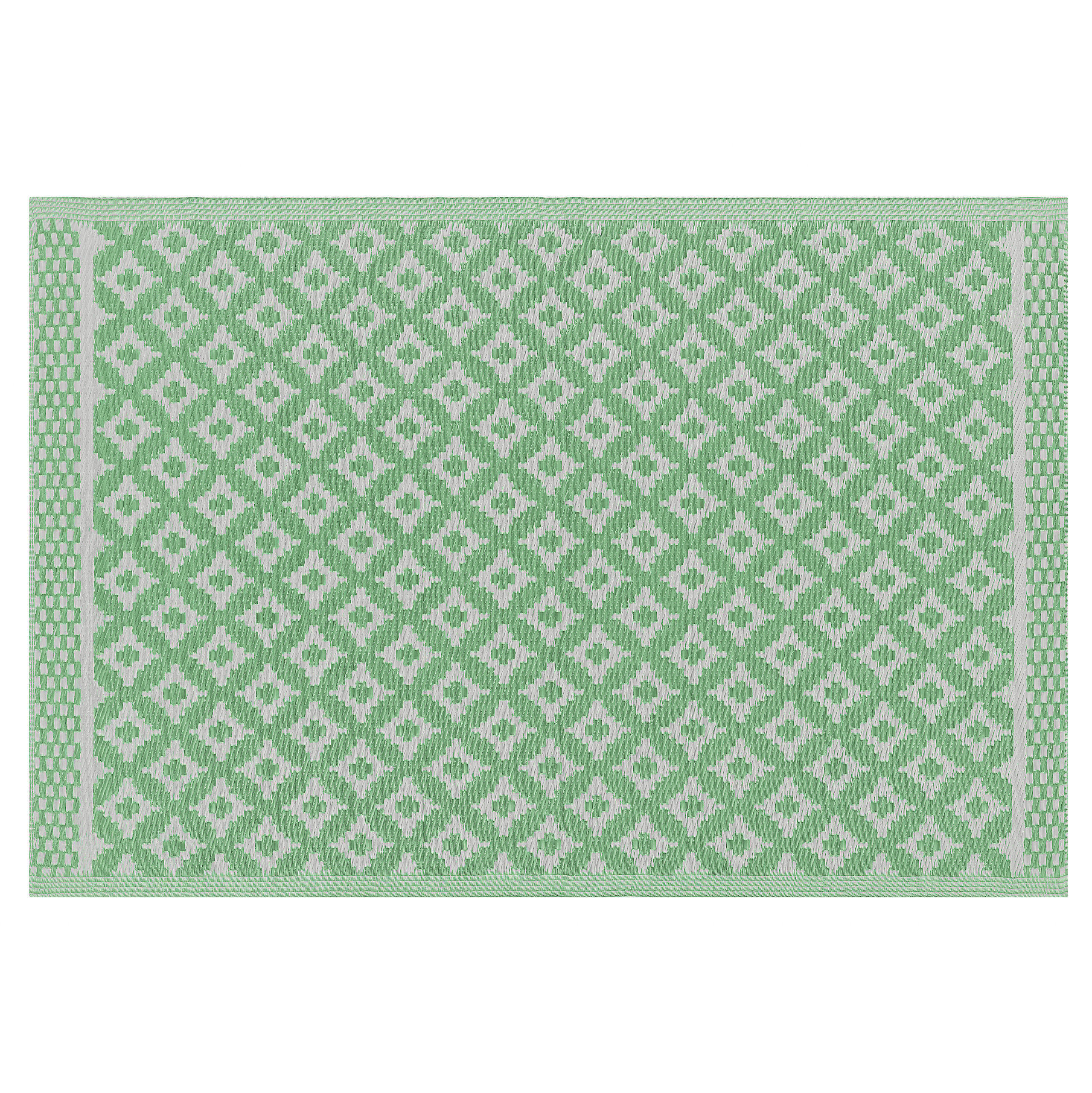 Vloerkleed polypropyleen lichtgroen 120 x 180 cm THANE
