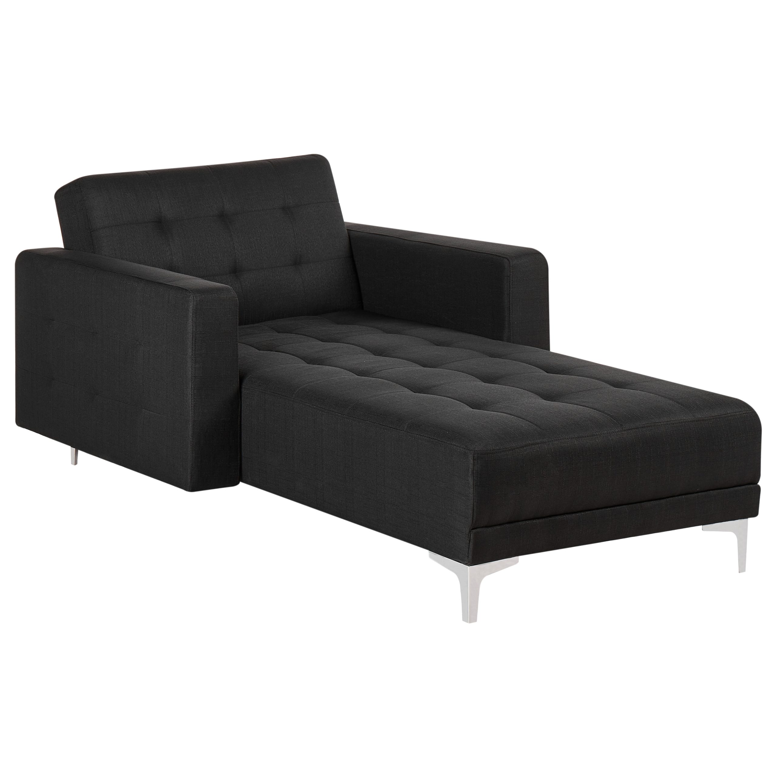 Chaise longue stof grafietgrijs ABERDEEN