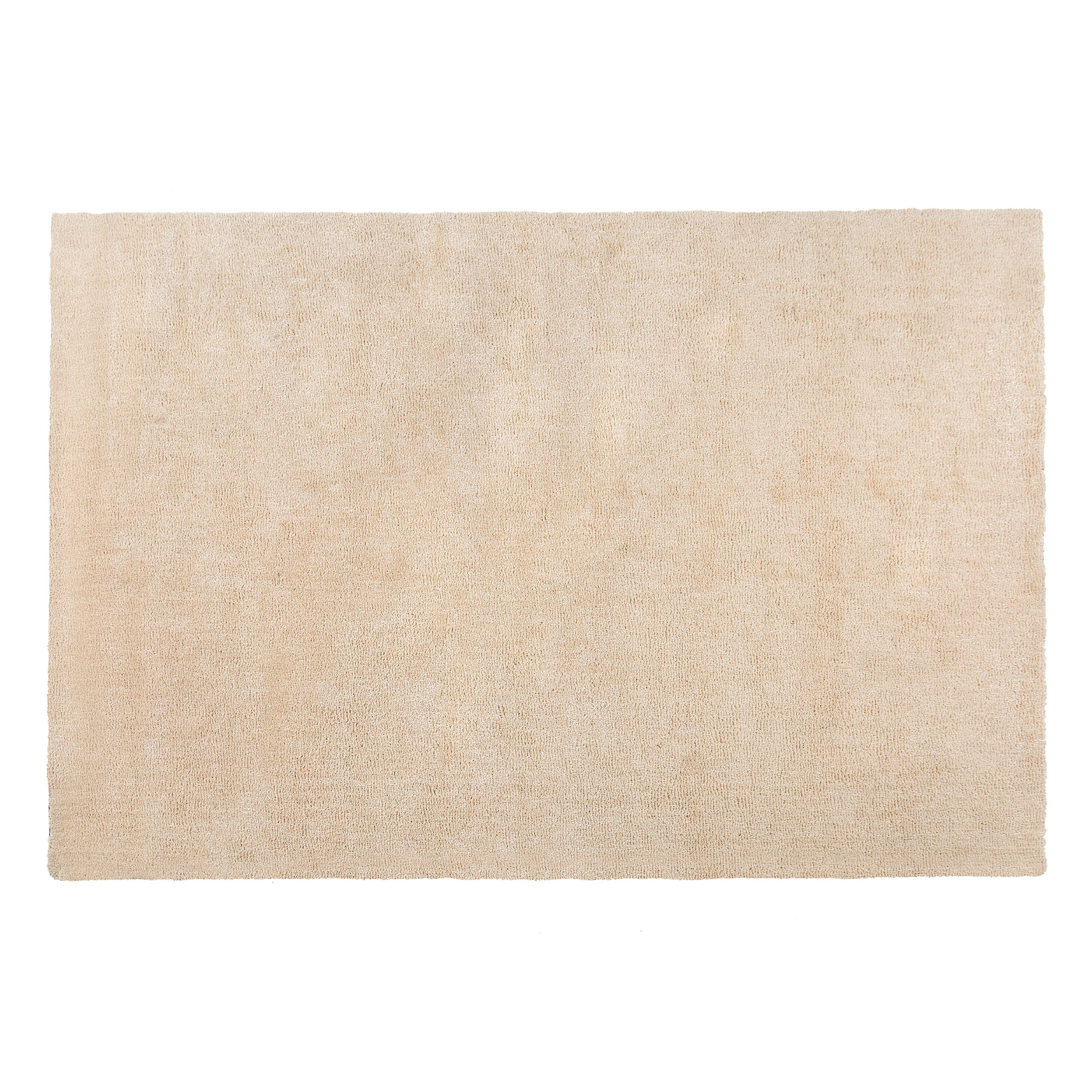 Vloerkleed polyester lichtbeige 200 x 300 cm DEMRE