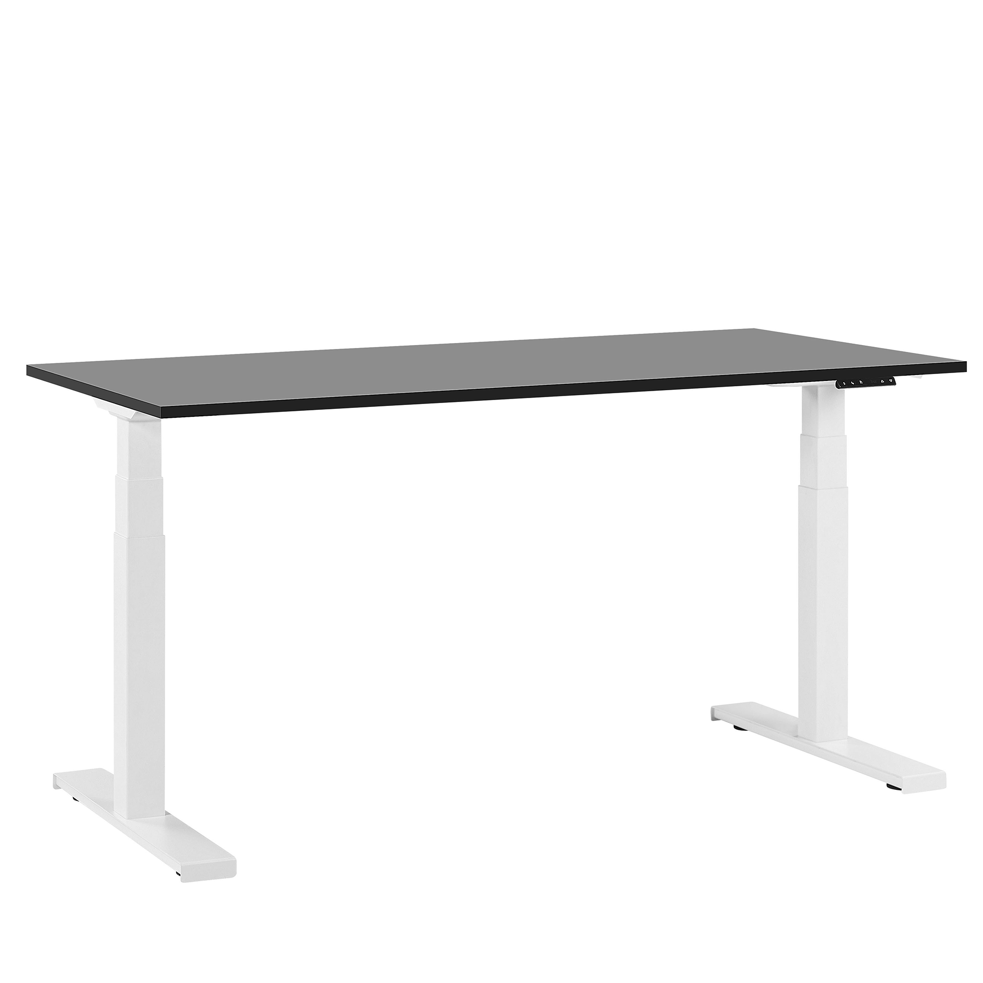 Verstelbaar bureau Elektrisch 160 x 72 cm Zwart DESTIN Diverse Formaten