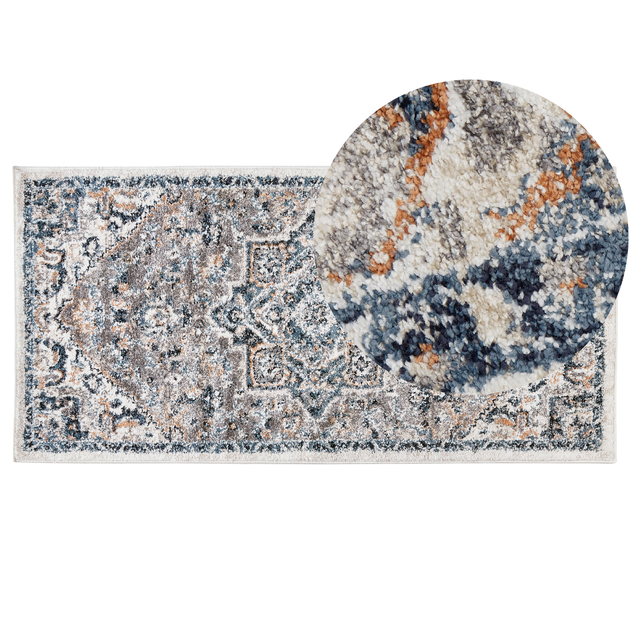 Vloerkleed polypropyleen meerkleurig 80 x 150 cm NERKIN
