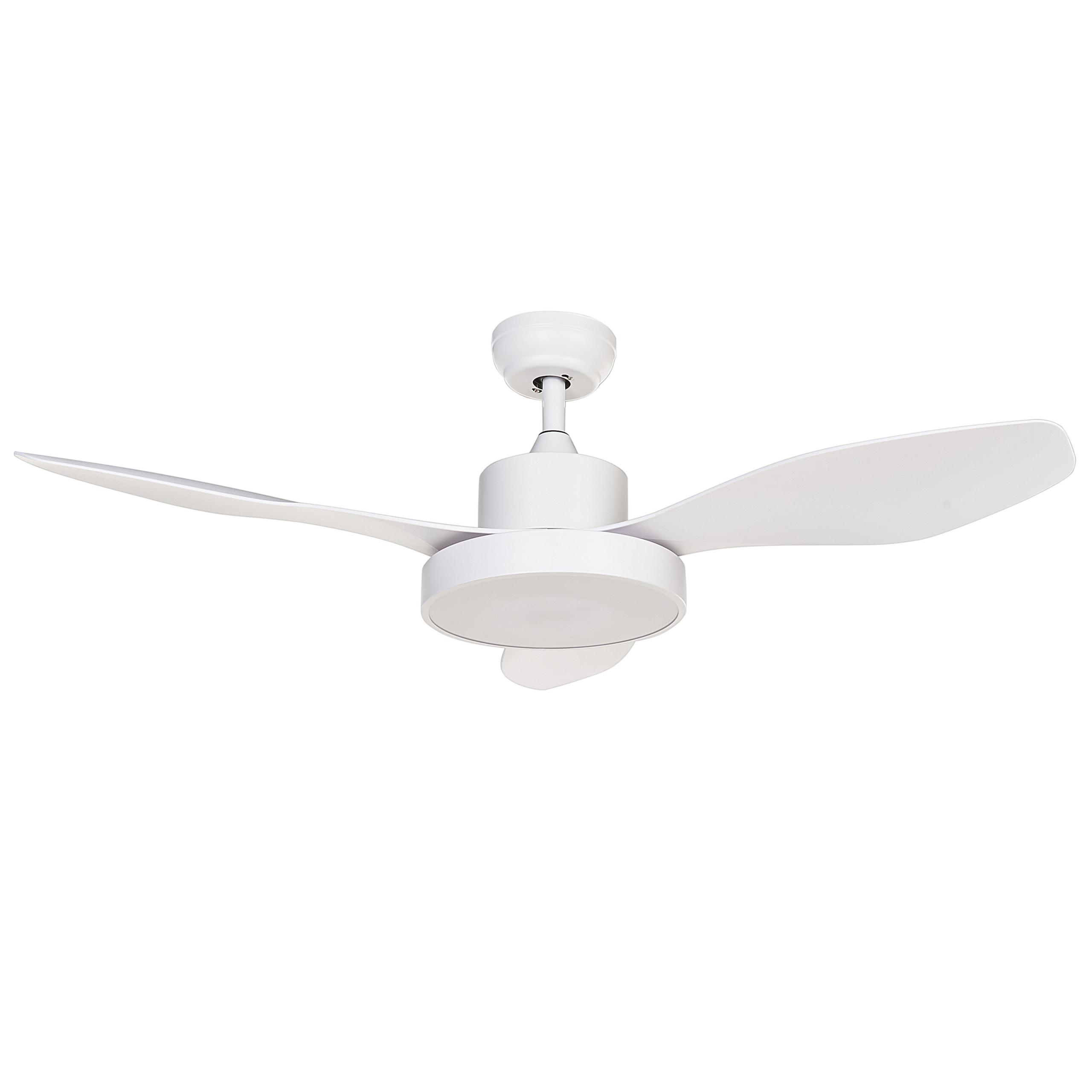 Plafondventilator met lamp wit BANDERAS