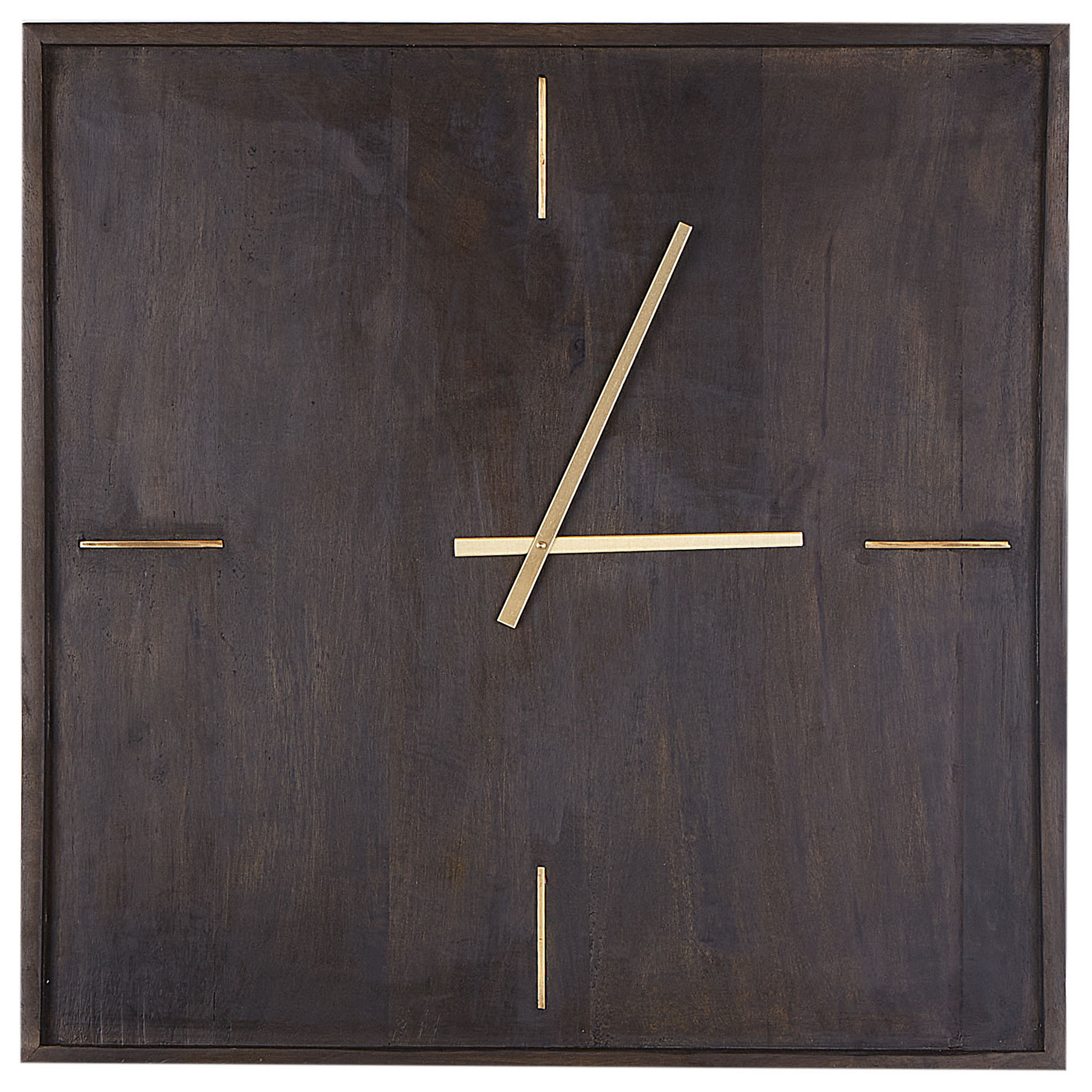 Wandklok zwart 61 x 61 cm JAMUNA