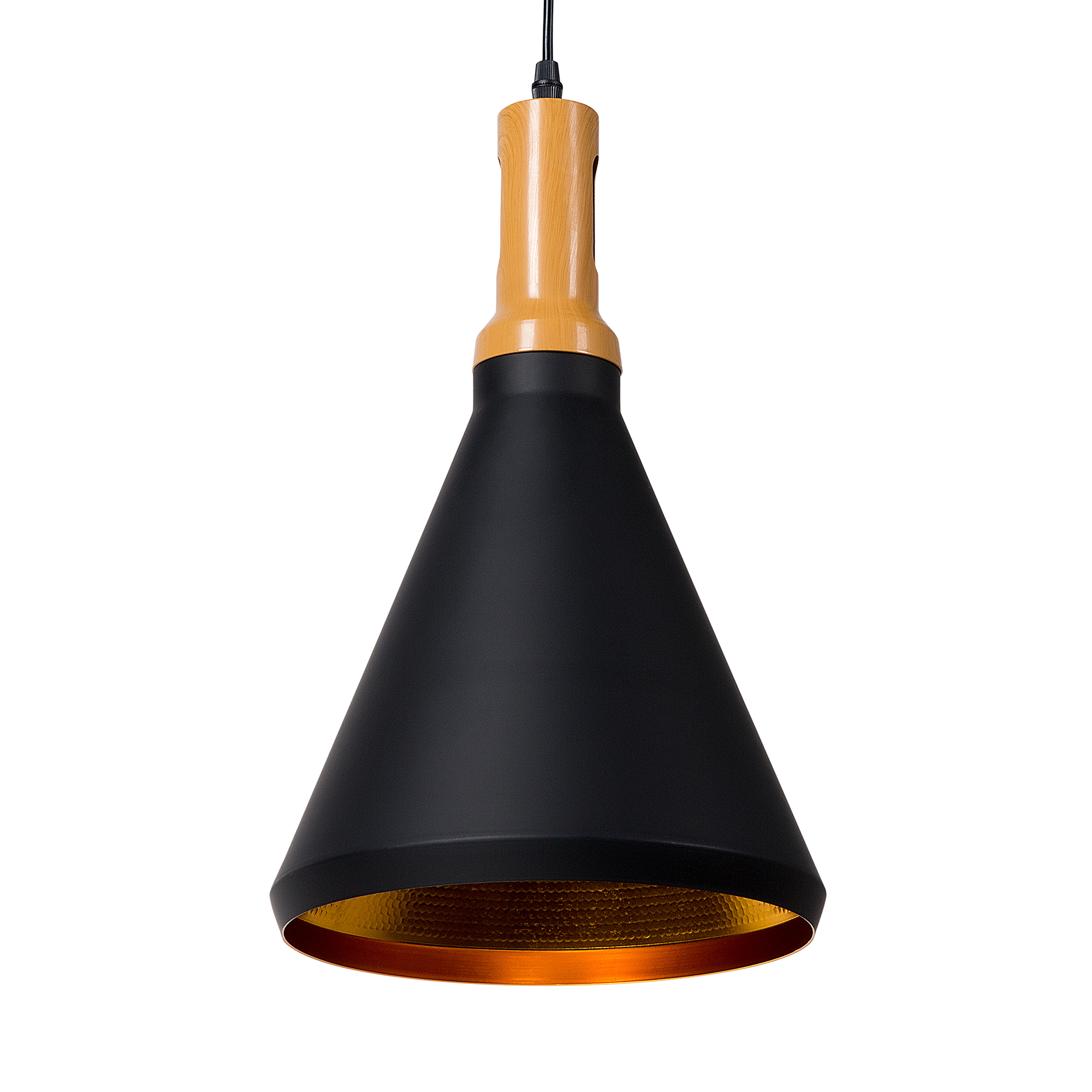 Hanglamp zwart/goud MACKENZIE