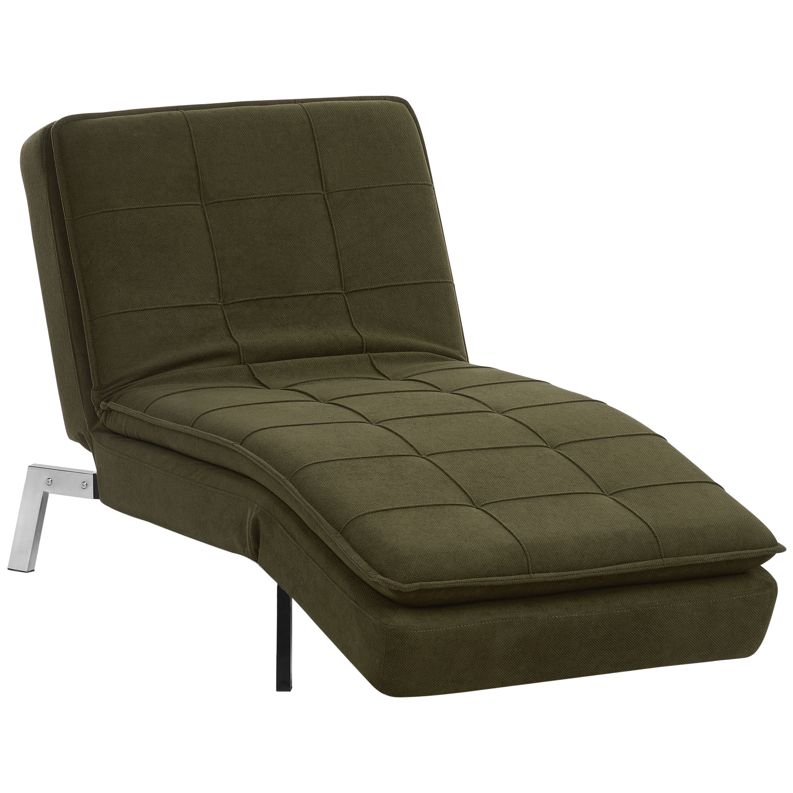 Chaise longue stof groen LOIRET