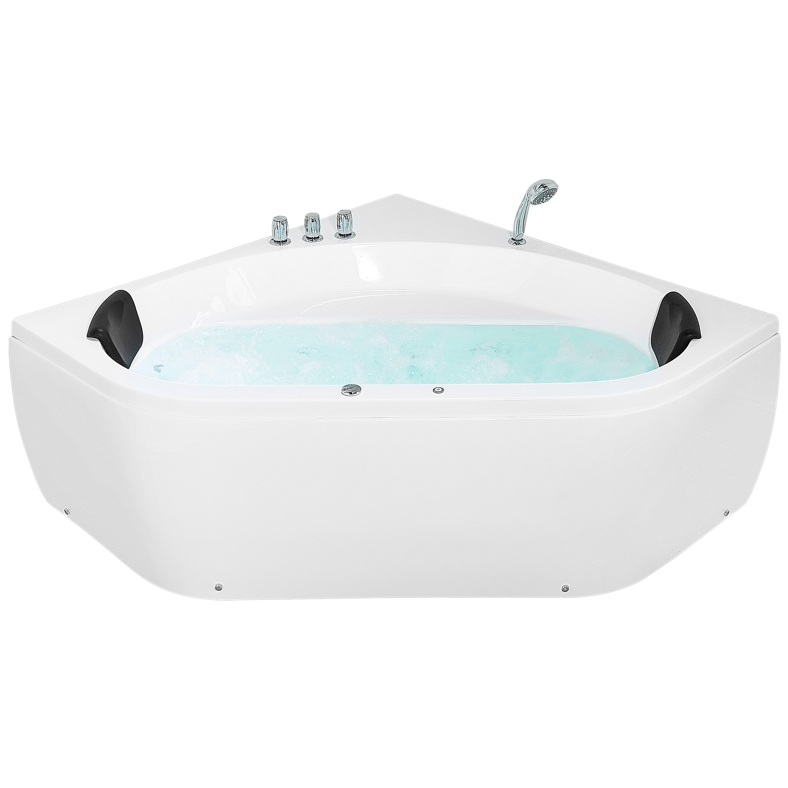 Hoekbad whirlpool wit 140 x 140 cm MEVES