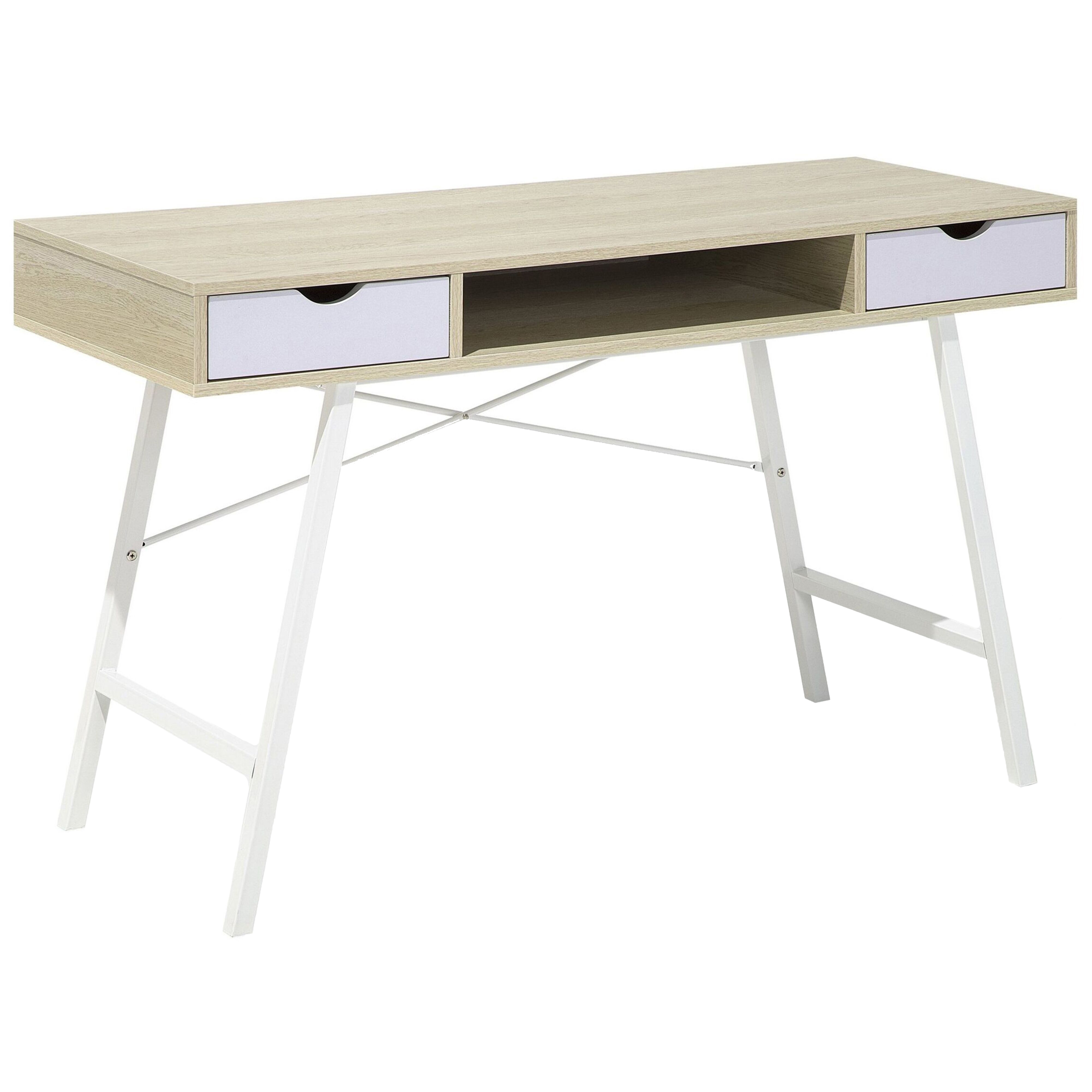 Bureau 120 x 48 cm Lichte houtkleur CLARITA