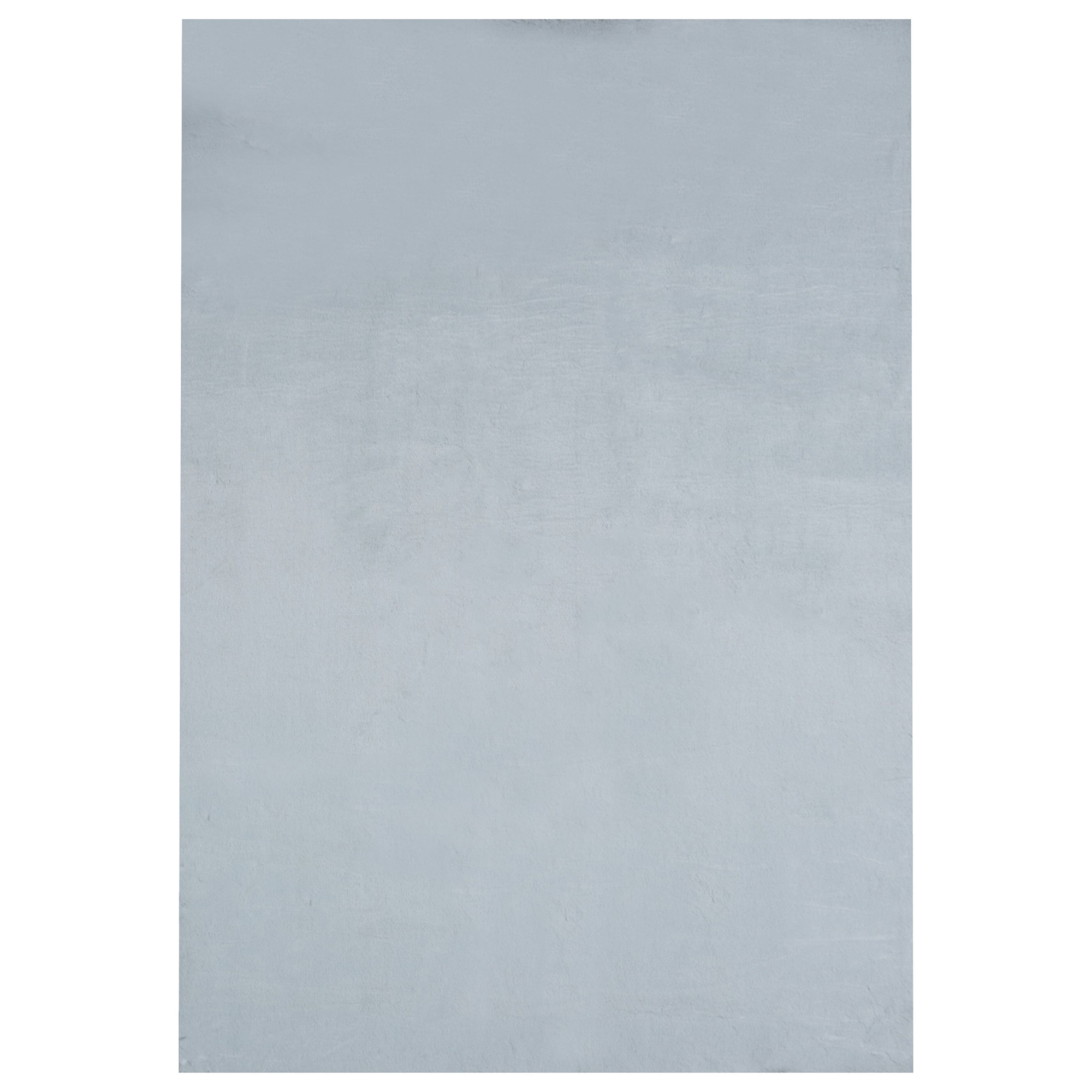 Vloerkleed kunstbont mintgrijs 160 x 230 cm MIRPUR