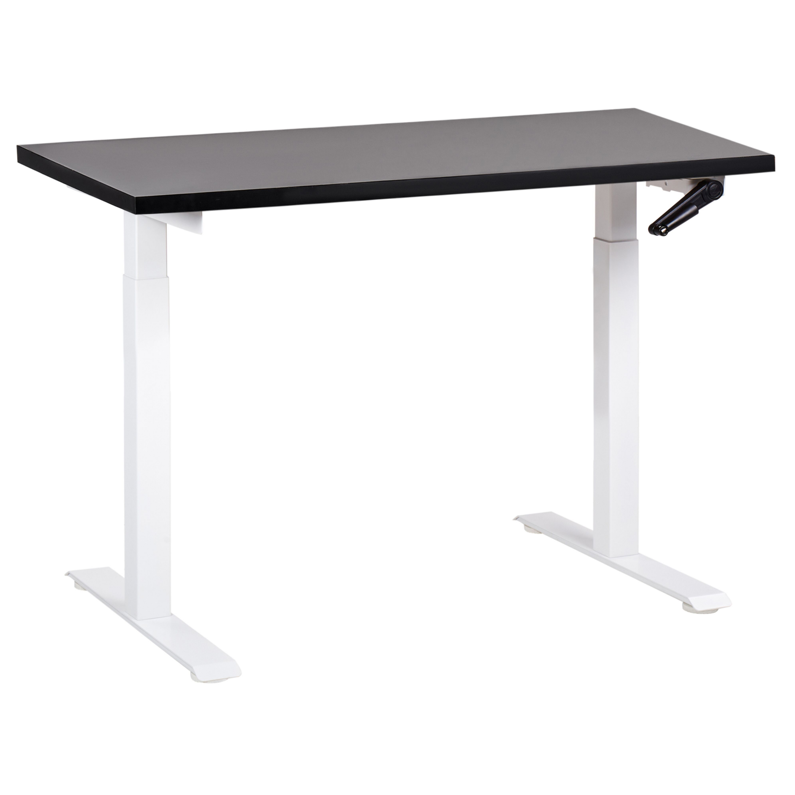 Verstelbaar bureau Handmatig 120 x 72 cm Zwart DESTINES