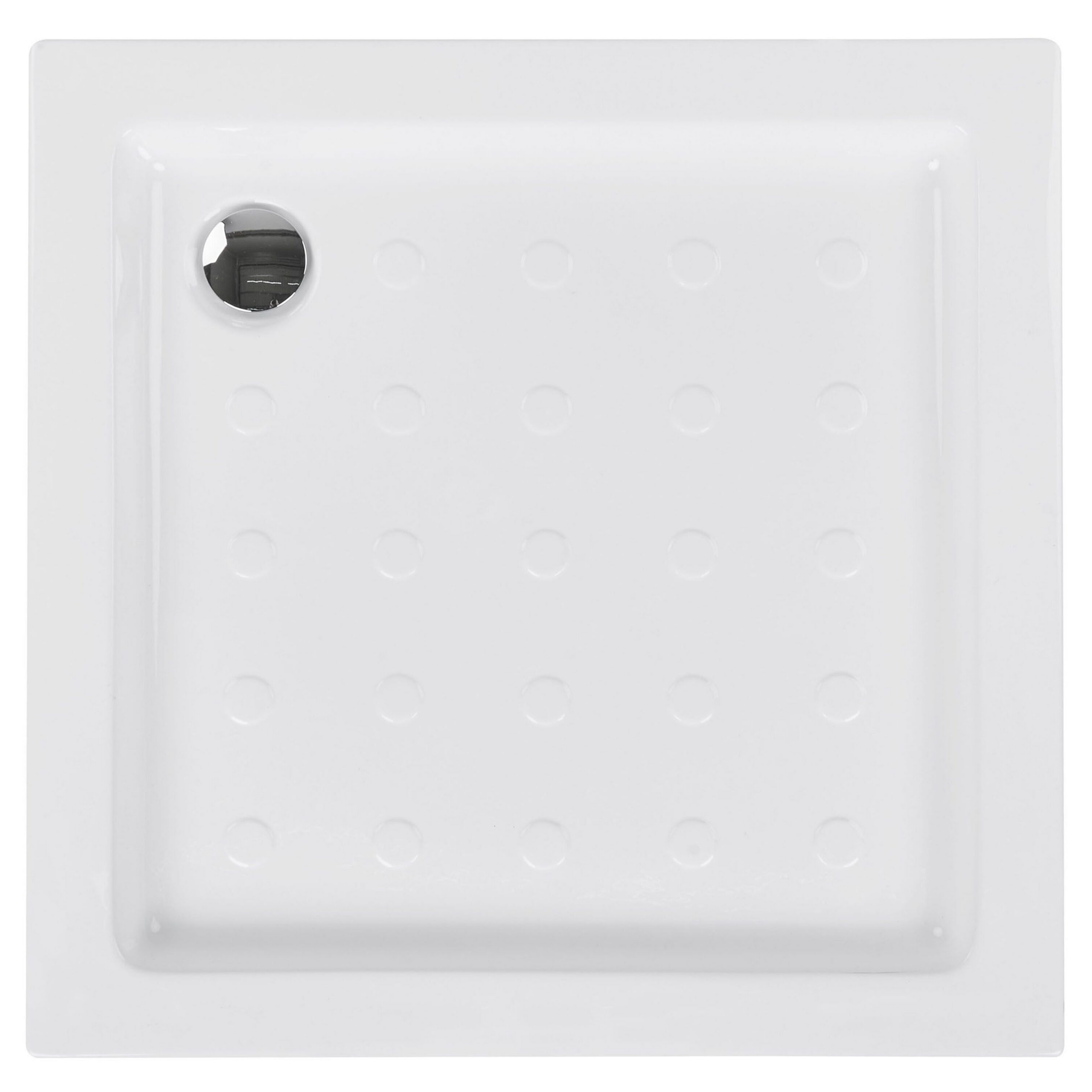 Douchebak 80 x 80 x 7 cm Wit ESTELI