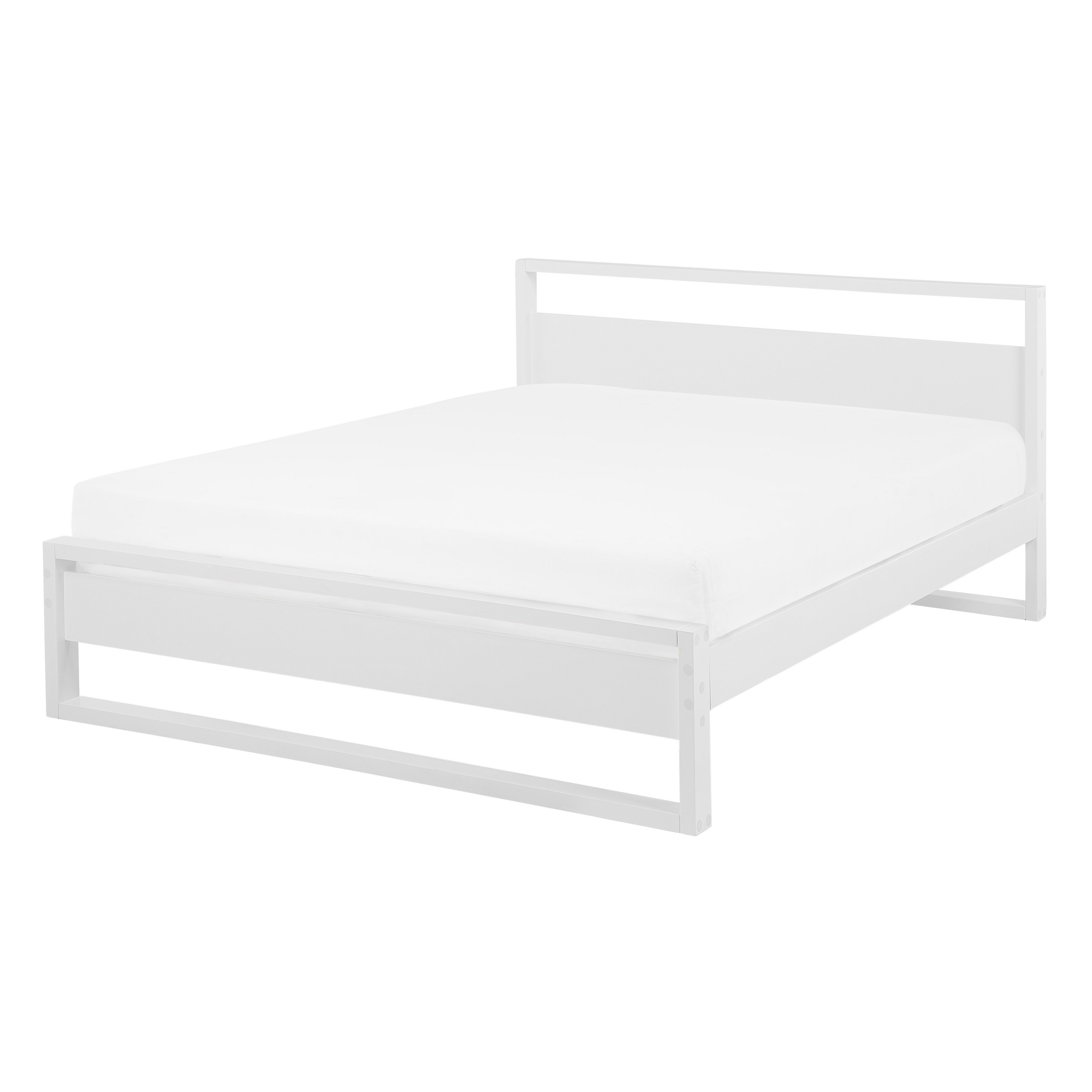 Bed hout wit 140 x 200 cm GIULIA