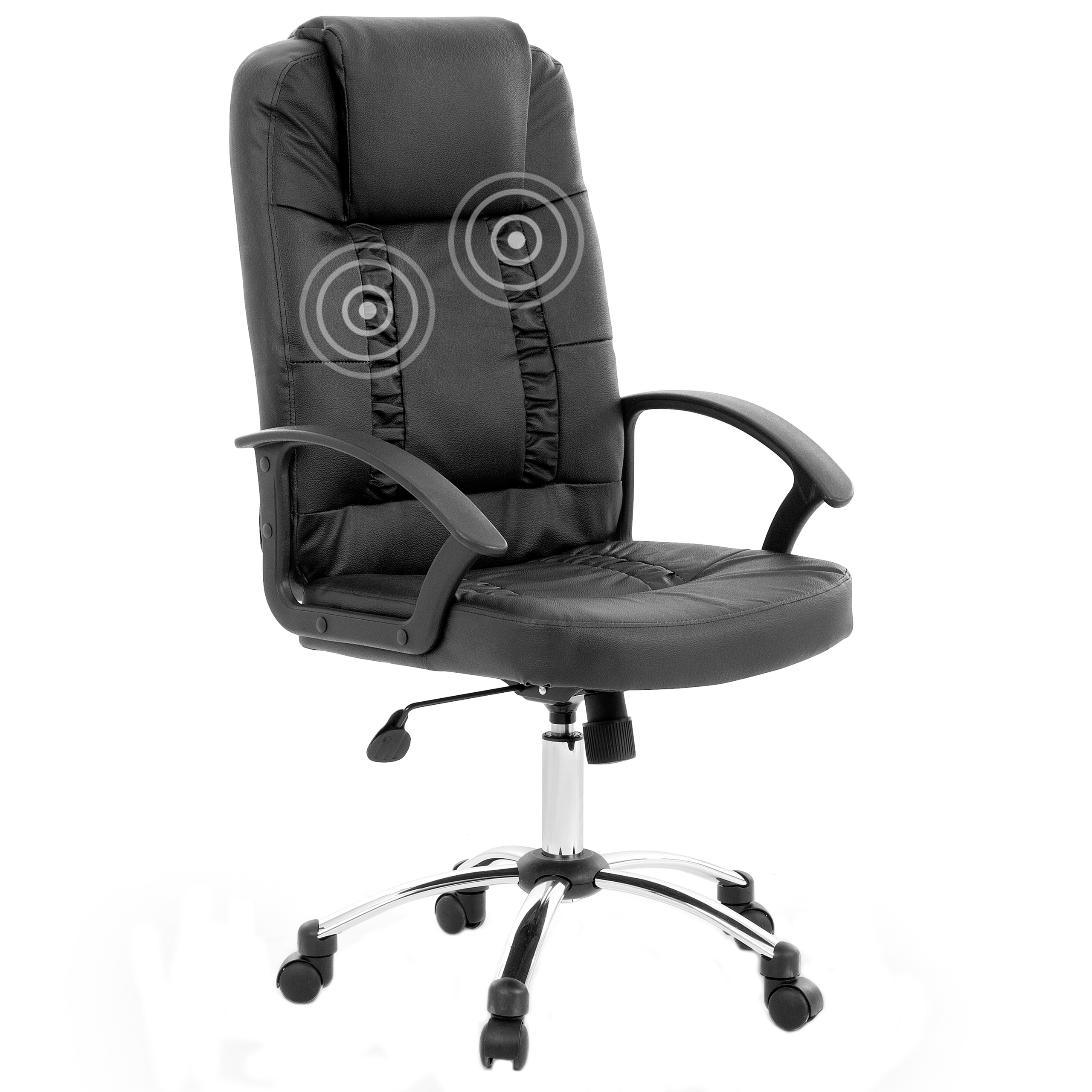 Massagestoel Kunstleer Zwart RELAX