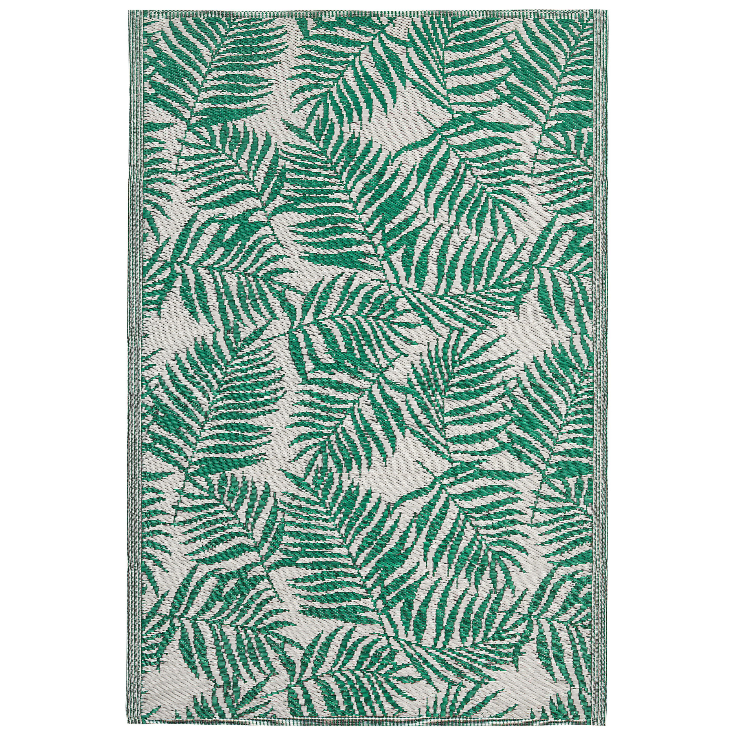 Vloerkleed polypropyleen smaragdgroen 120 x 180 cm KOTA