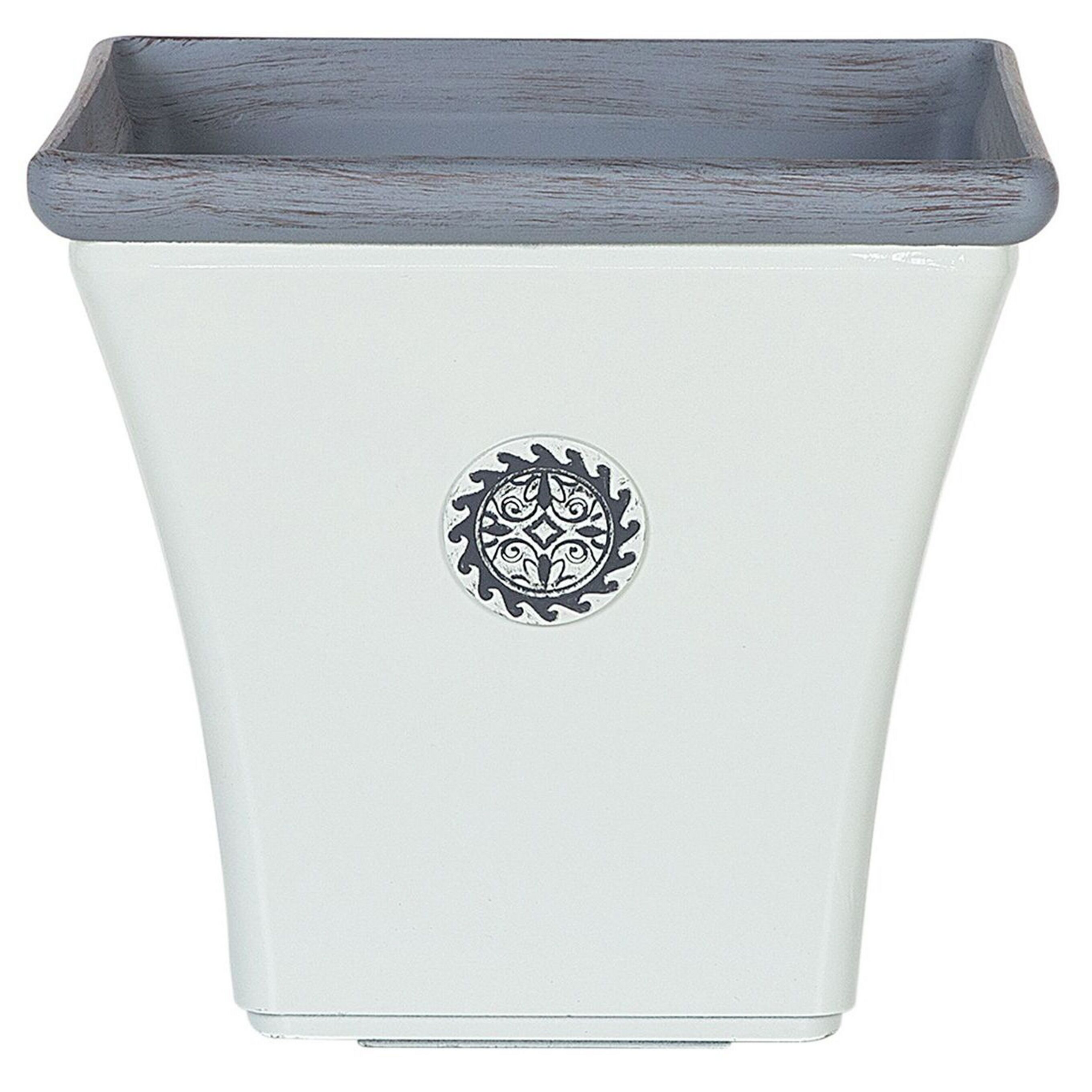 Bloempot wit 37x37x35 cm ELATEIA