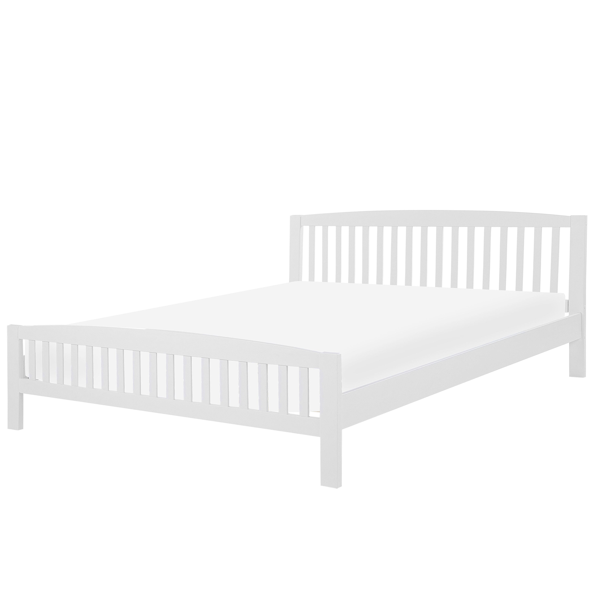 Bed hout wit 180 x 200 cm CASTRES