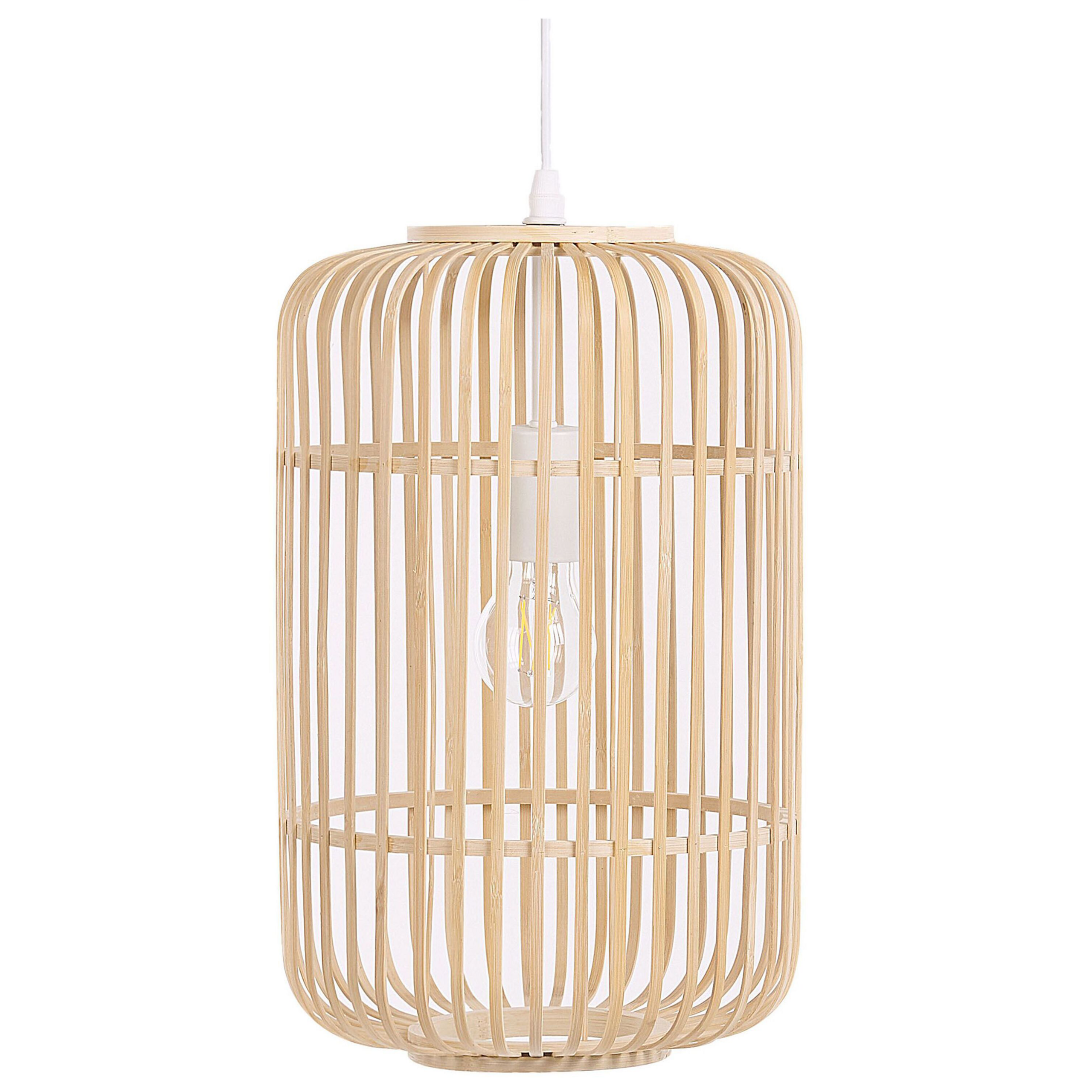Hanglamp bamboe lichtbruin AISNE