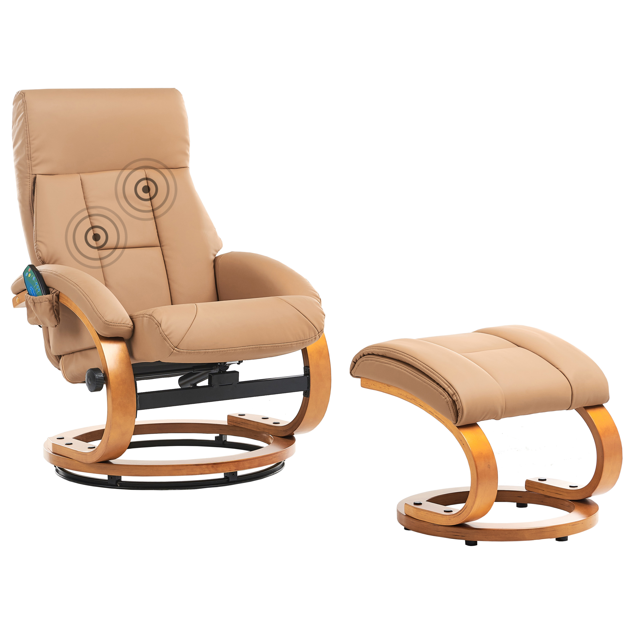 Massagestoel Zandbeige FORCE