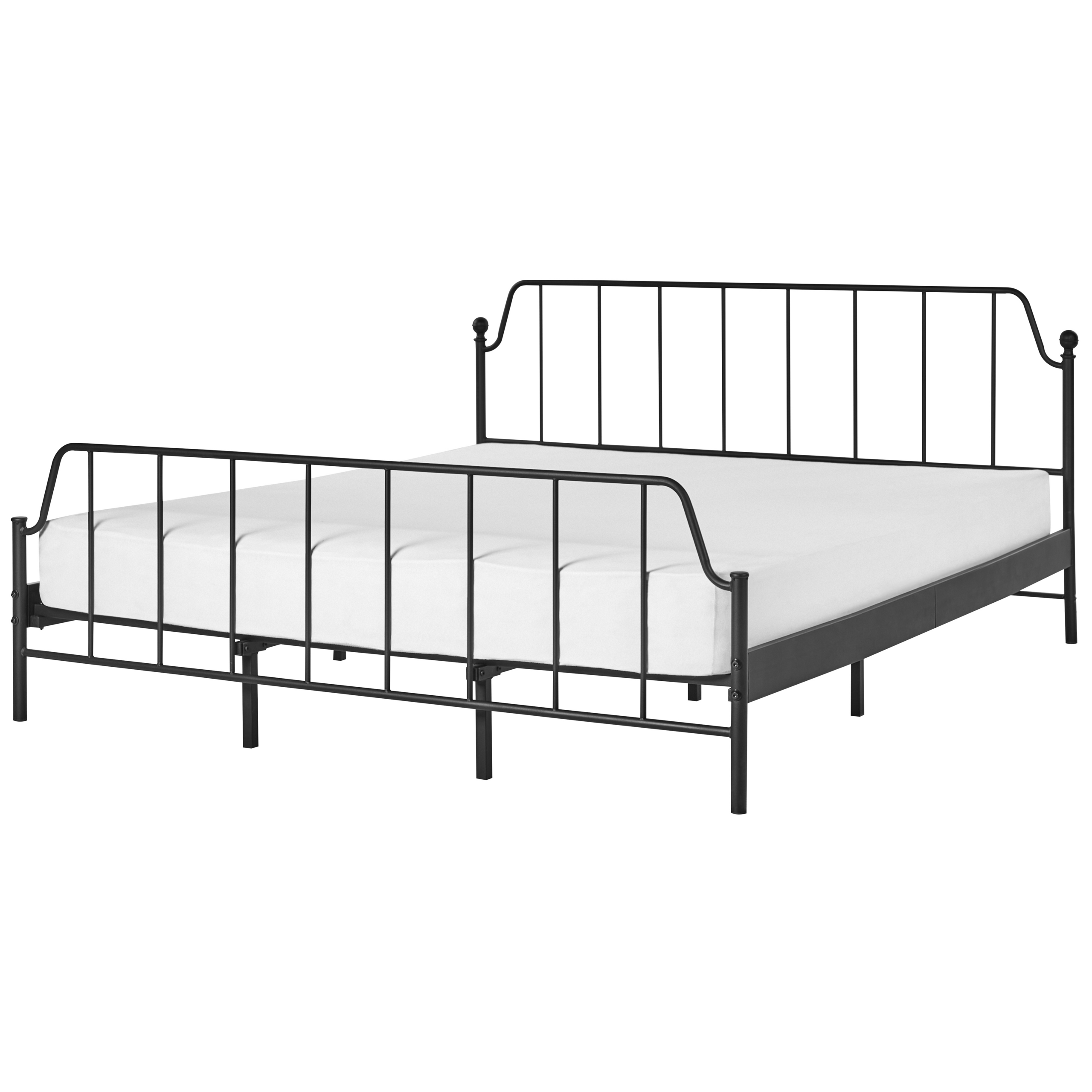 Bed metaal zwart 180 x 200 cm MAURESSAC