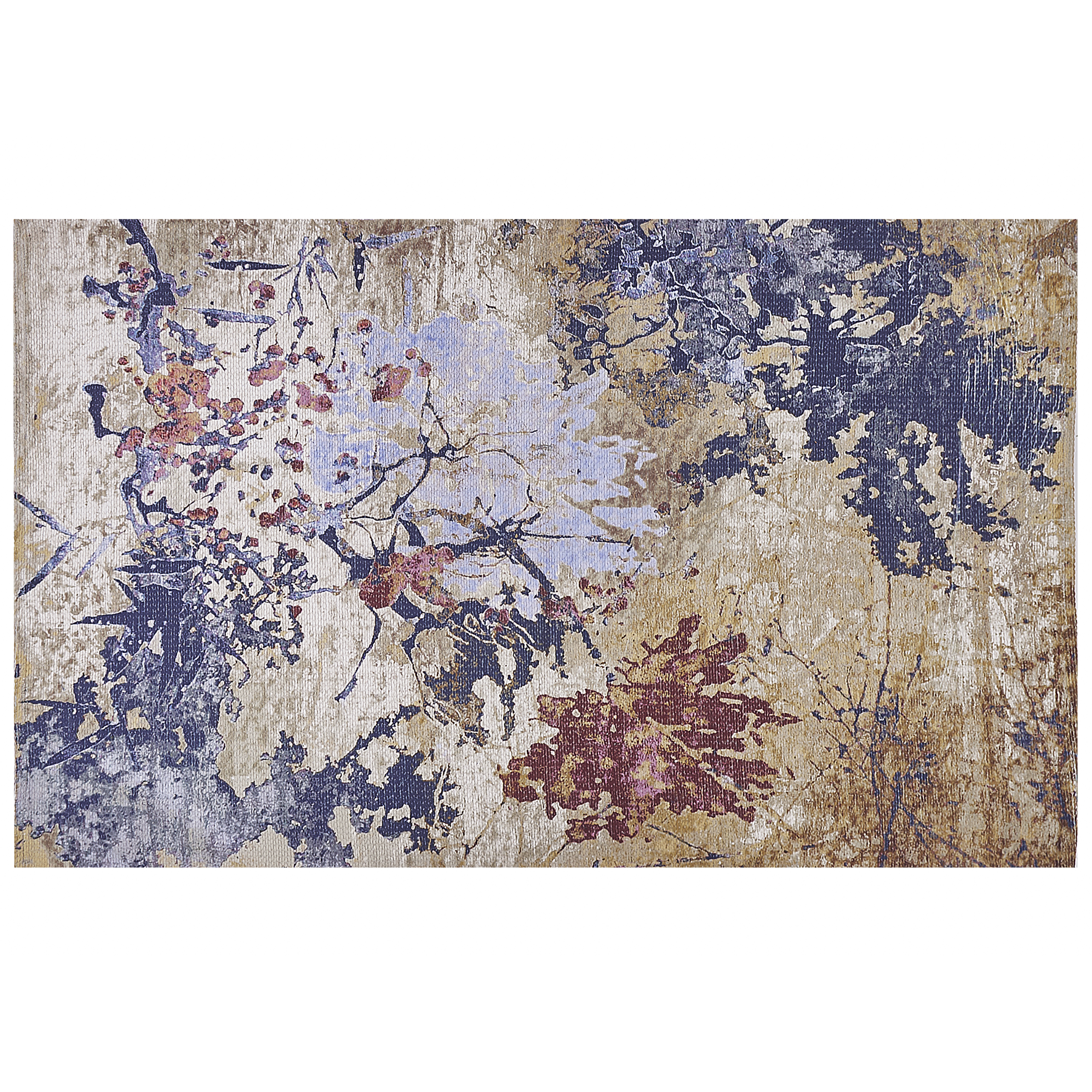 Vloerkleed polyester meerkleurig 140 x 200 cm KULP