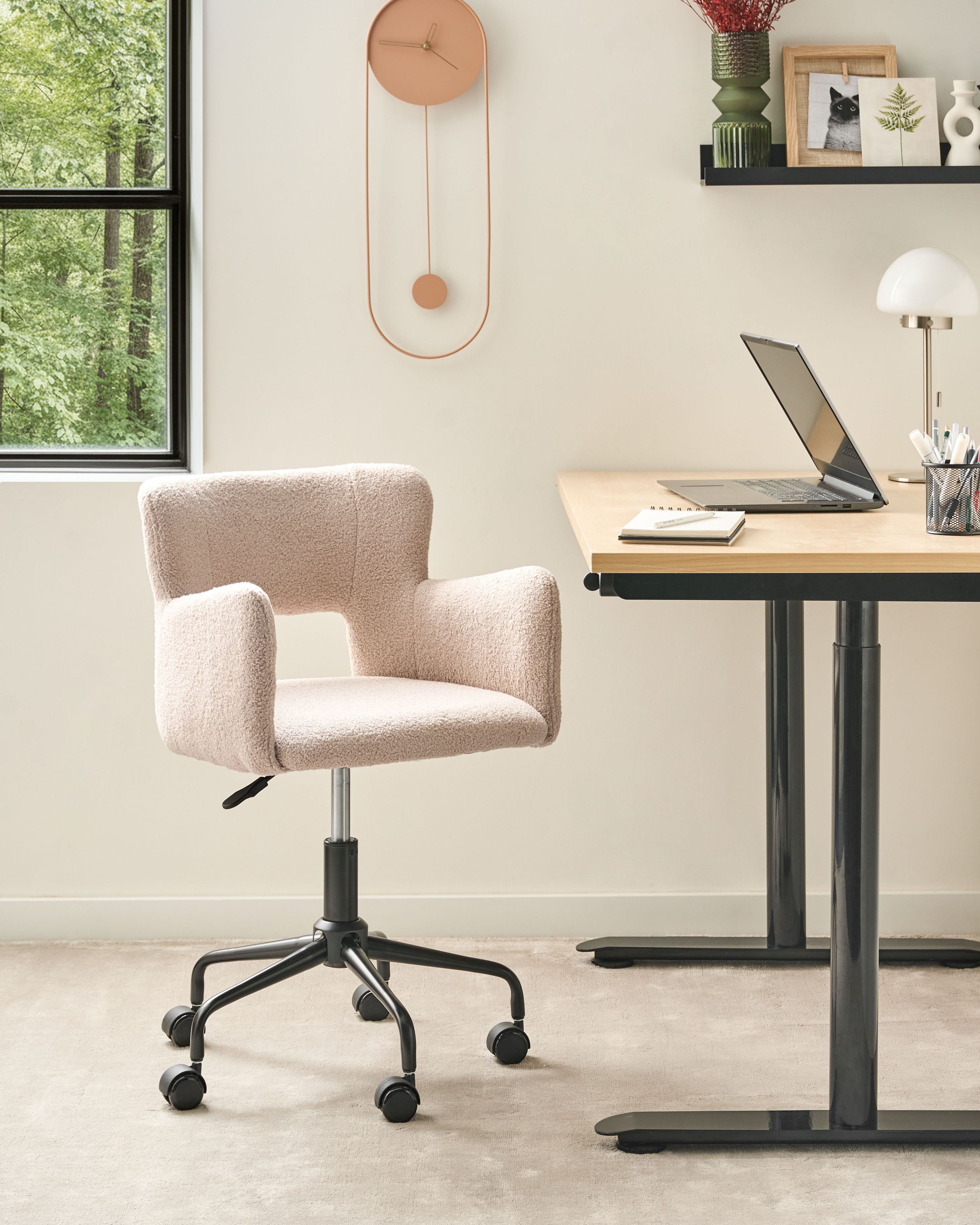 Scaune - Scaun de birou SANILAC Boucle Bej