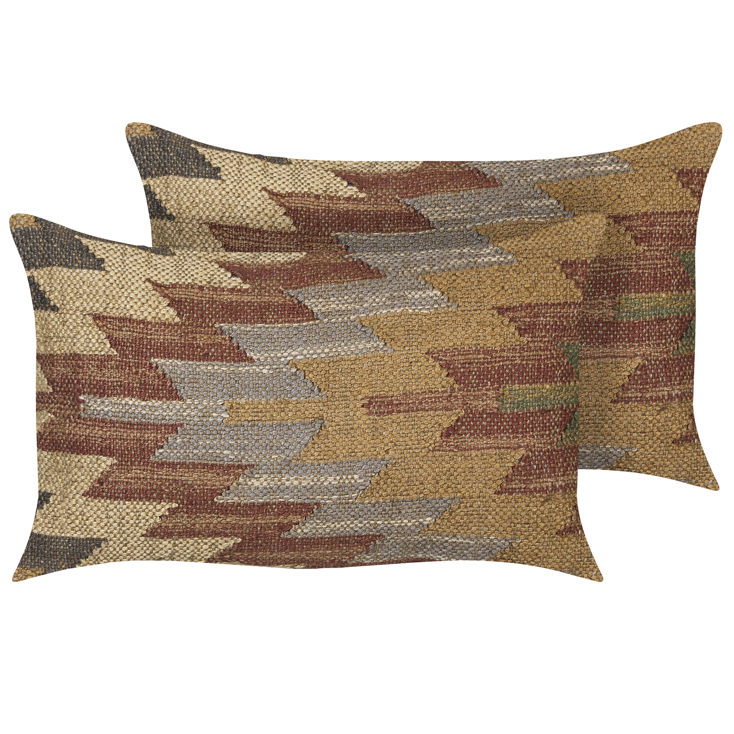 Set van 2 kussens Multicolor DEEPOR 30 x 50 cm