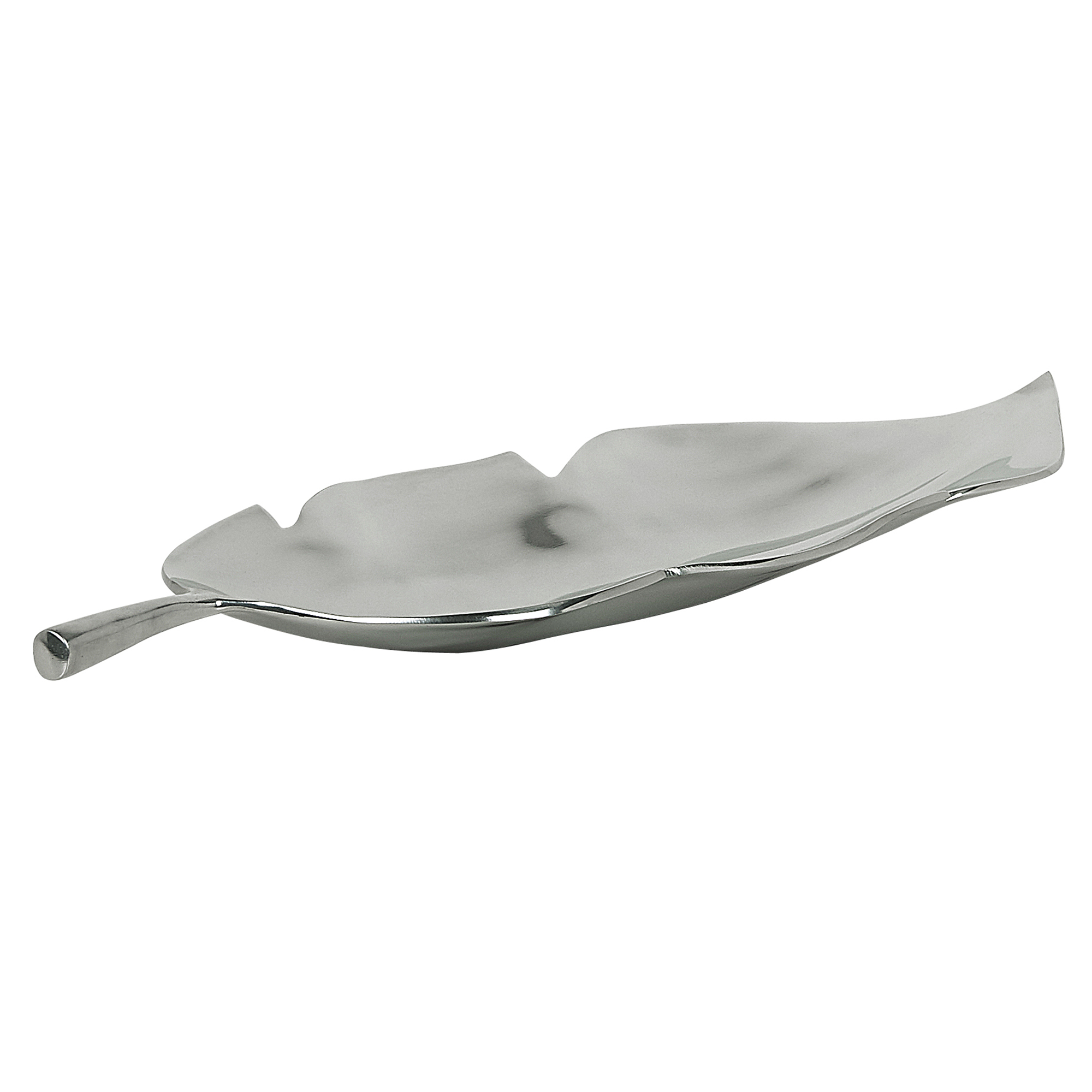 Decoratieve schaal 49 cm zilver AMRUS