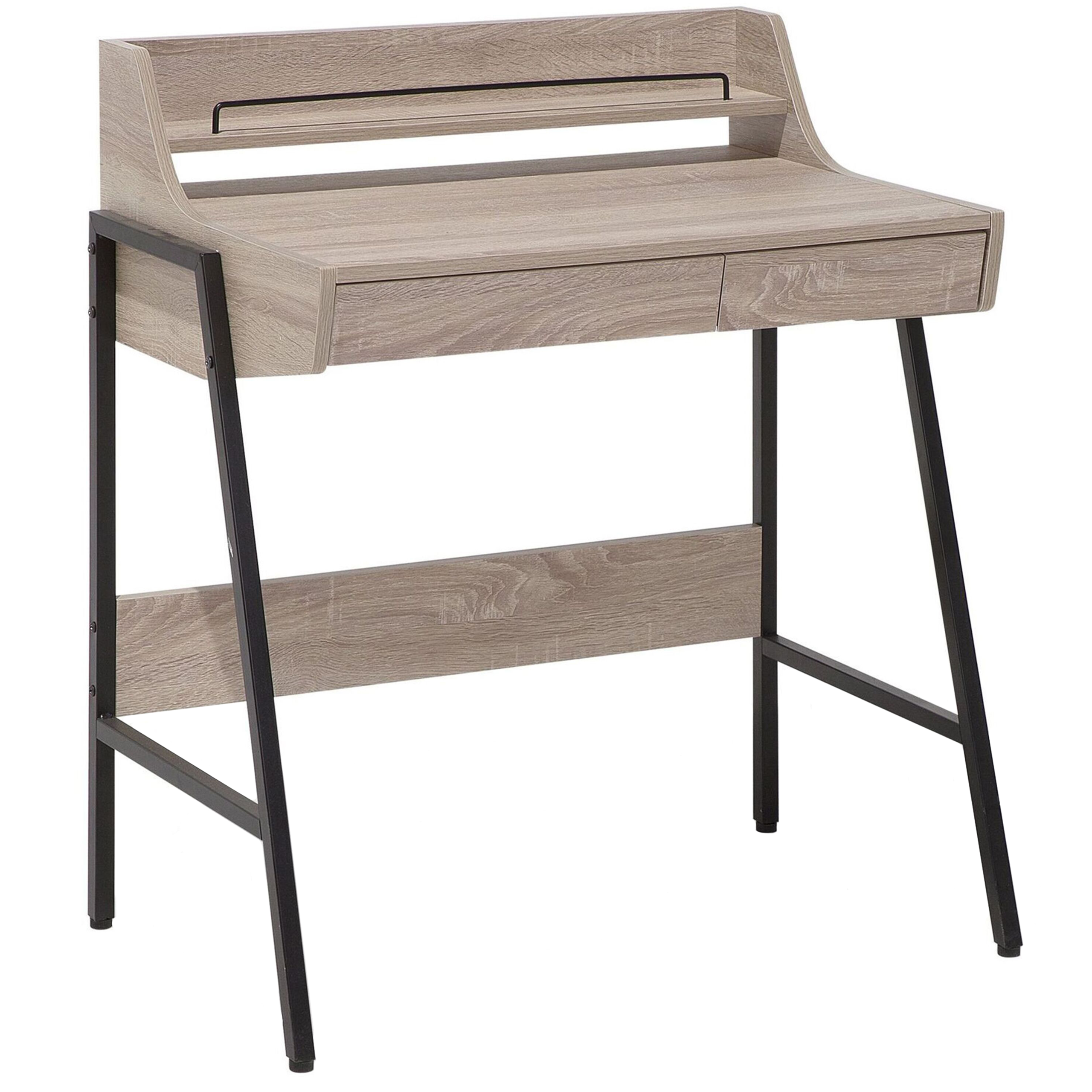Bureau 73 x 48 cm Lichte houtkleur BROXTON