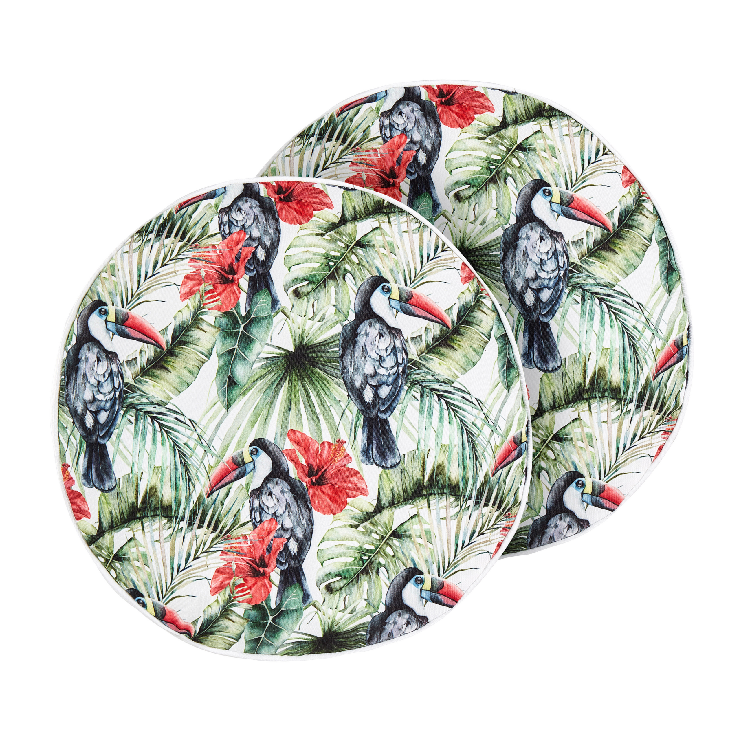 Set van 2 kussens Groen MALLARE 40 x 40 cm
