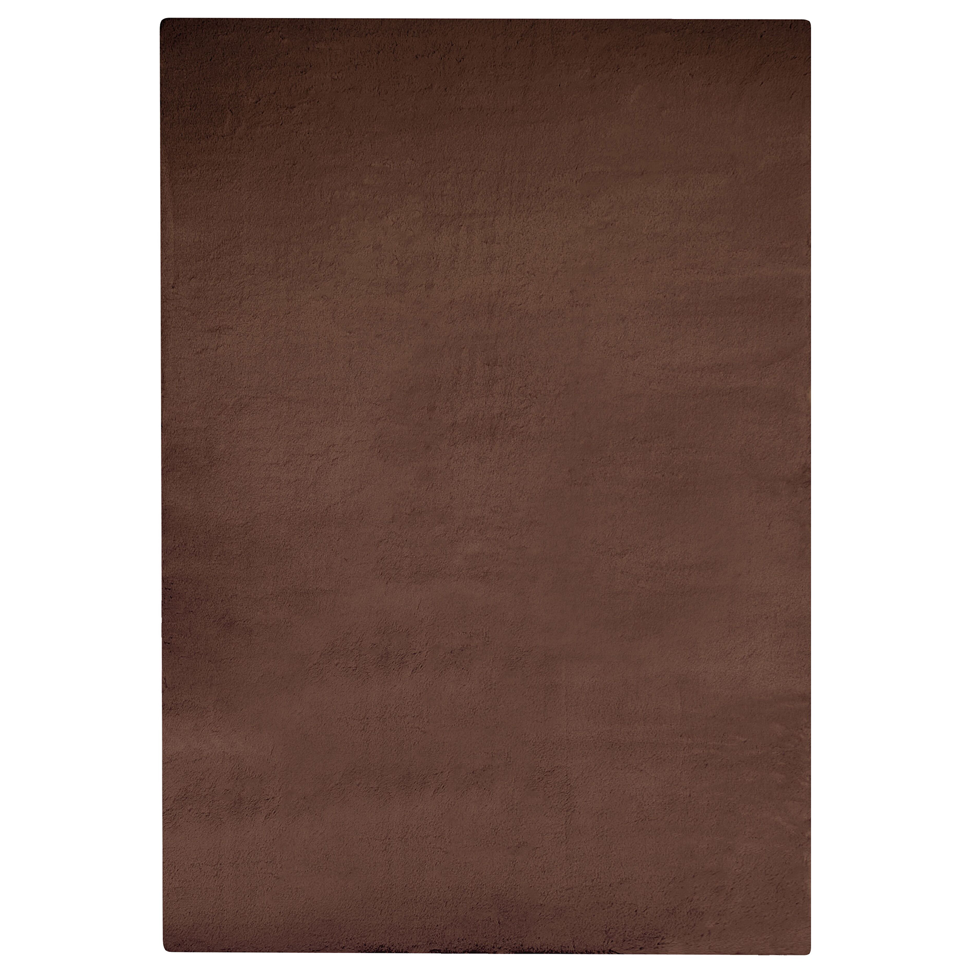 Vloerkleed kunstbont bruin 160 x 230 cm MIRPUR
