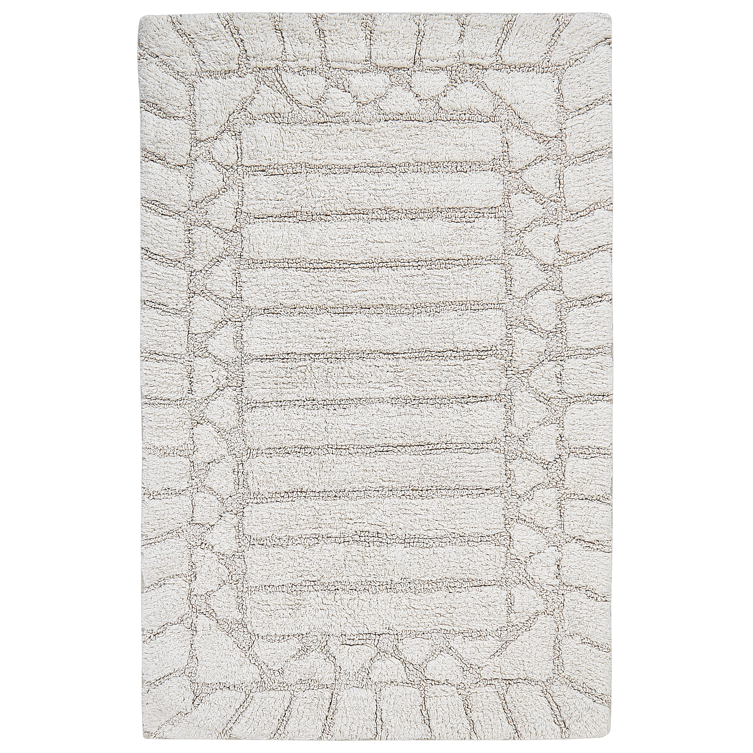 Badmat katoen beige 60 x 90 cm TEKKE