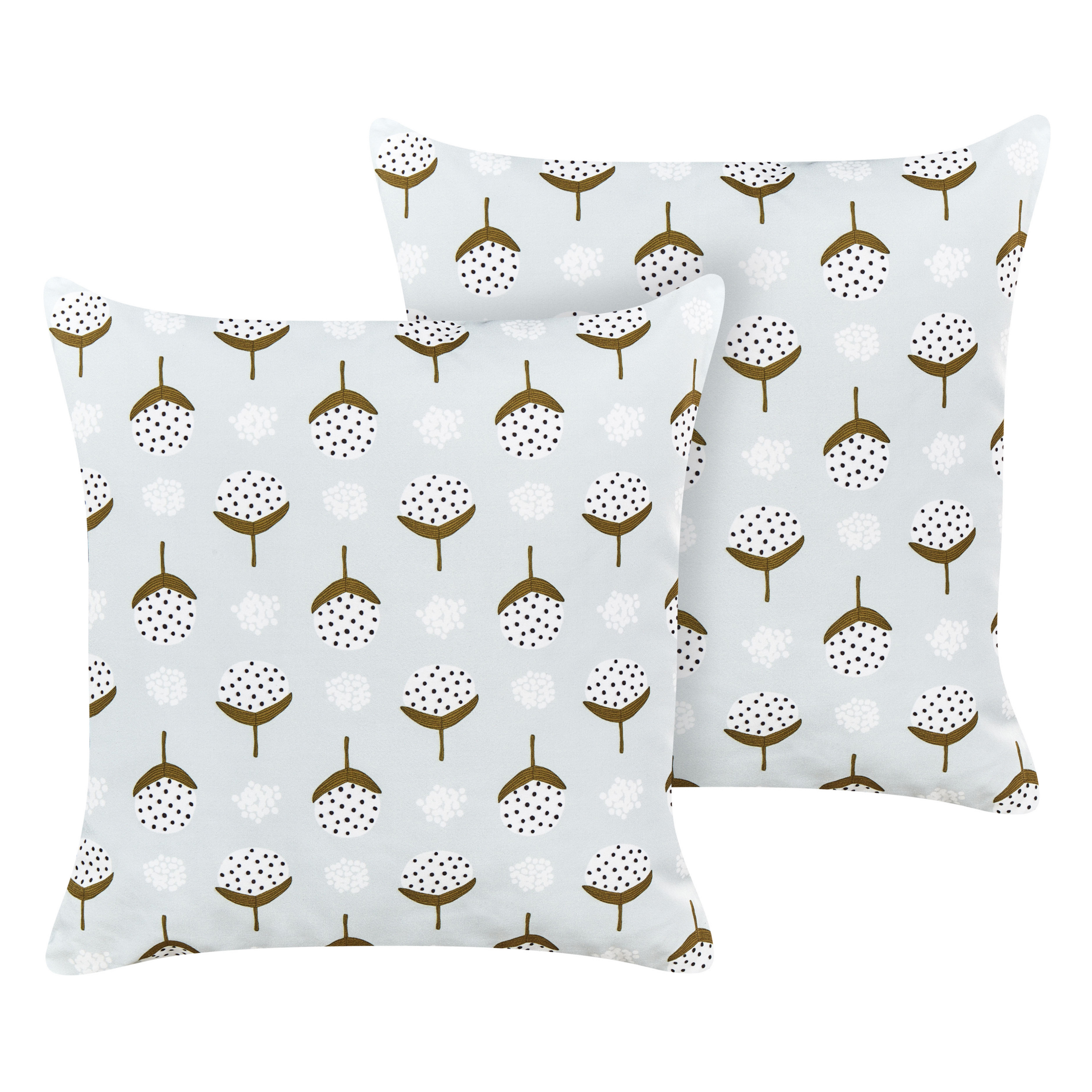 Set van 2 kussens Groen CUNEO 45 x 45 cm
