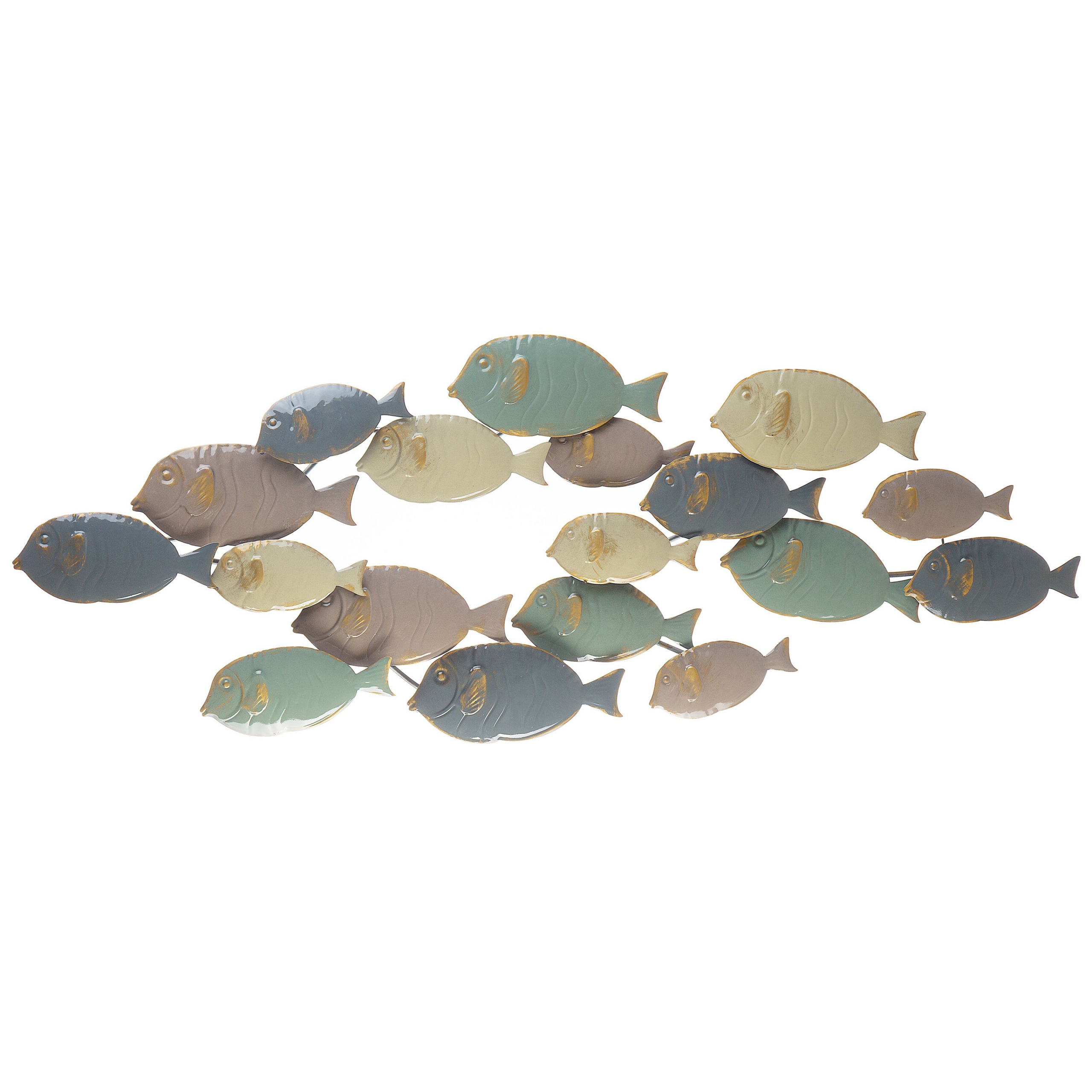 Wanddecoratie meerkleurig FERMIUM