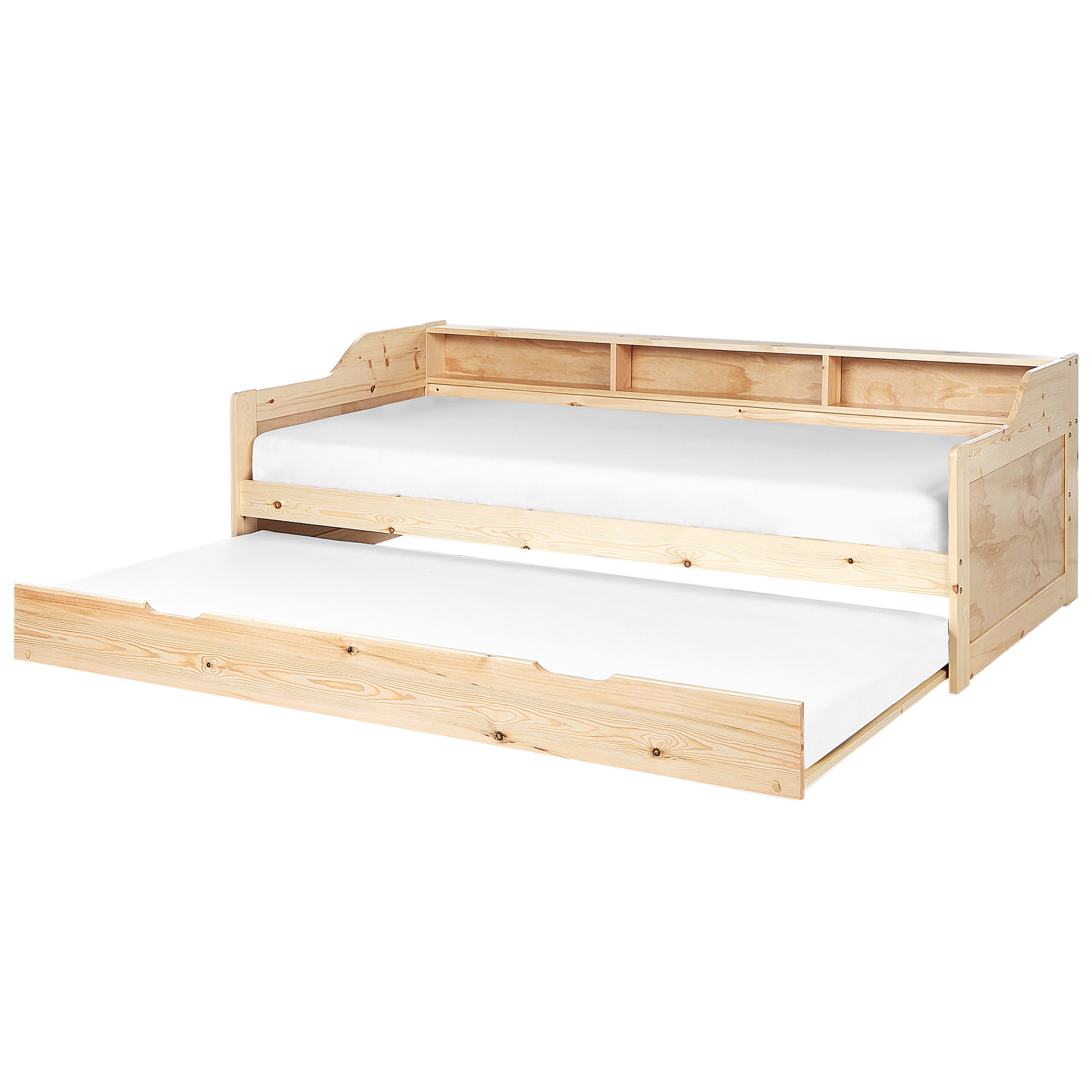 Bedbank hout lichtbruin 90 x 200 cm EDERN