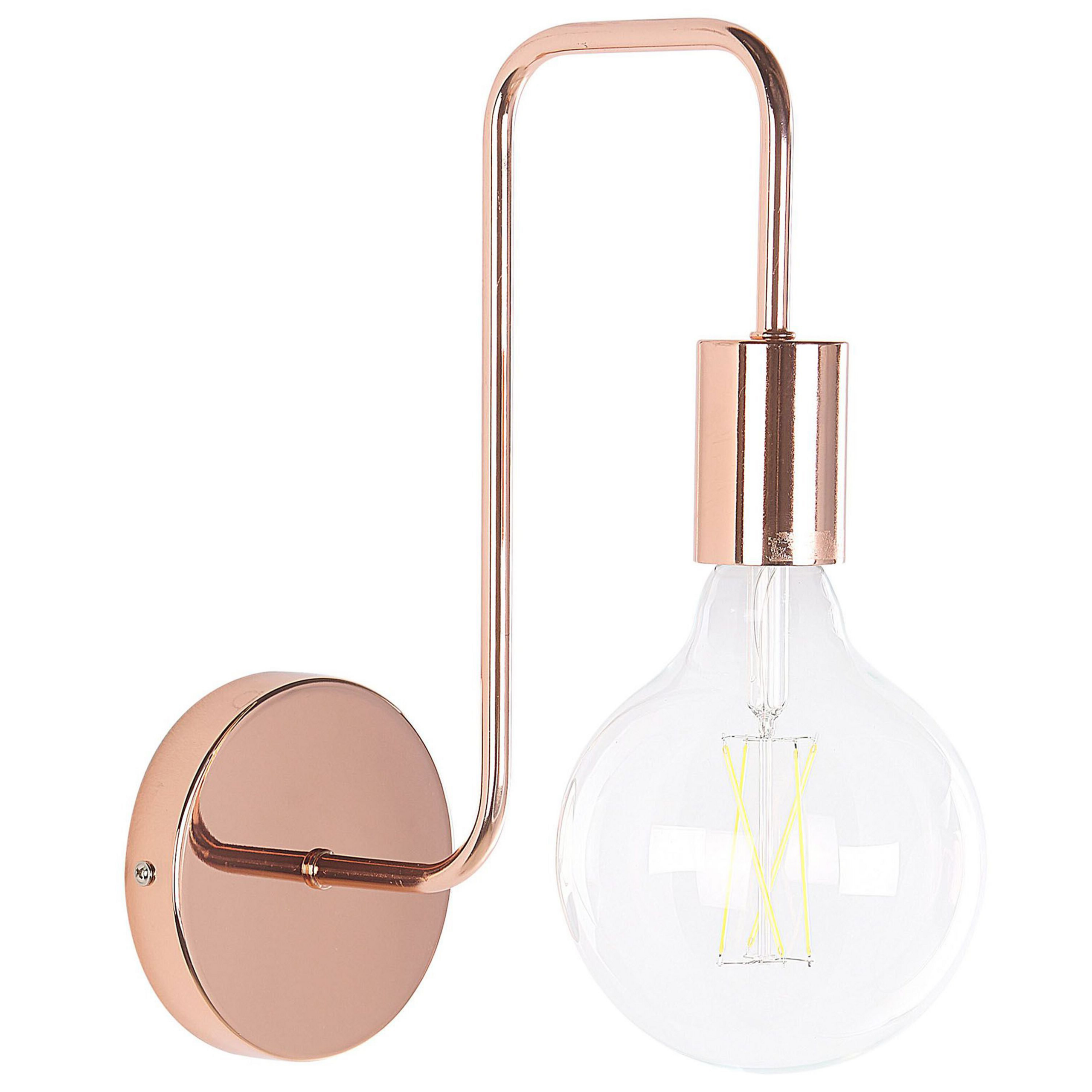 Wandlamp metaal koper SAVENA