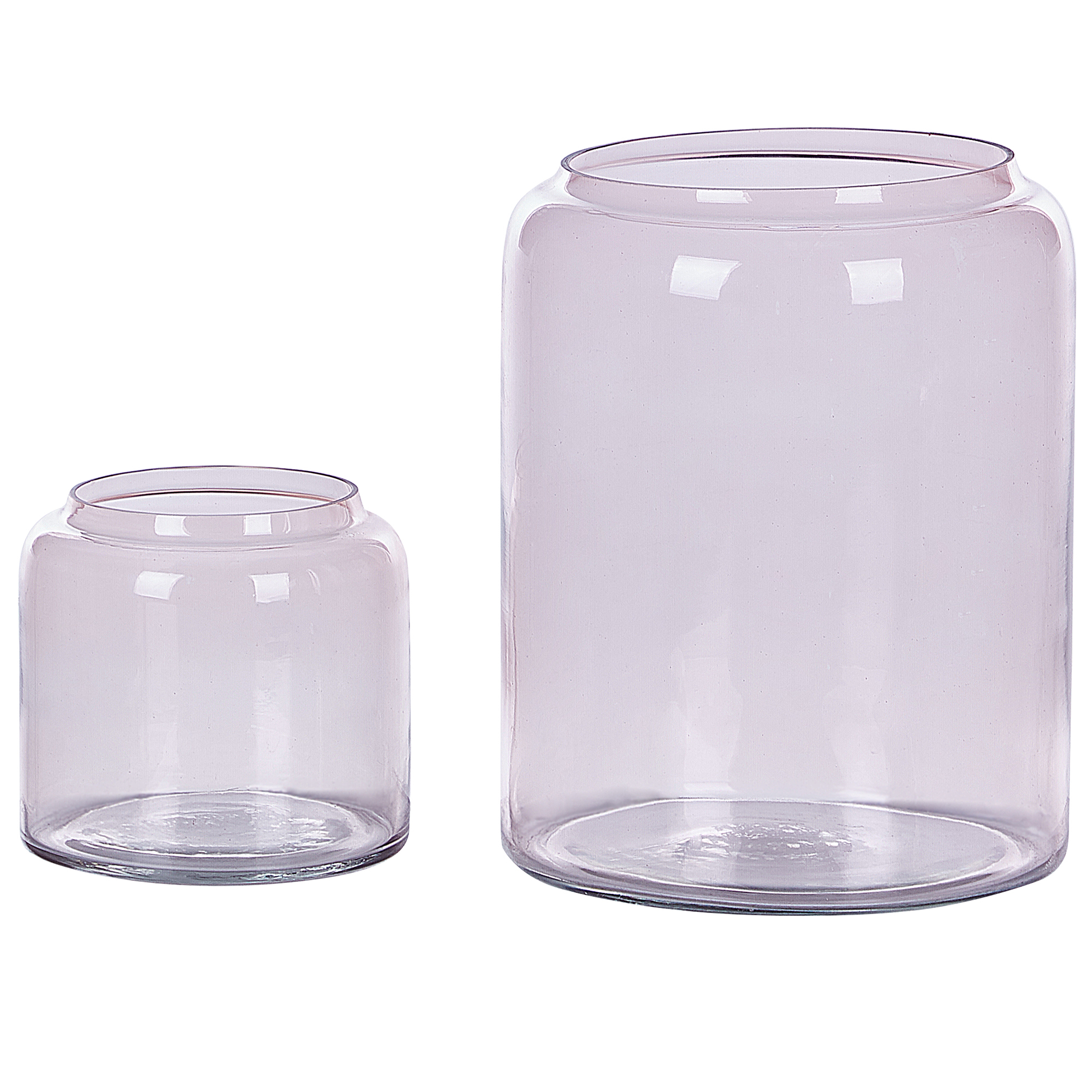 Glas Decovaas 20/11 cm Roze RASAM