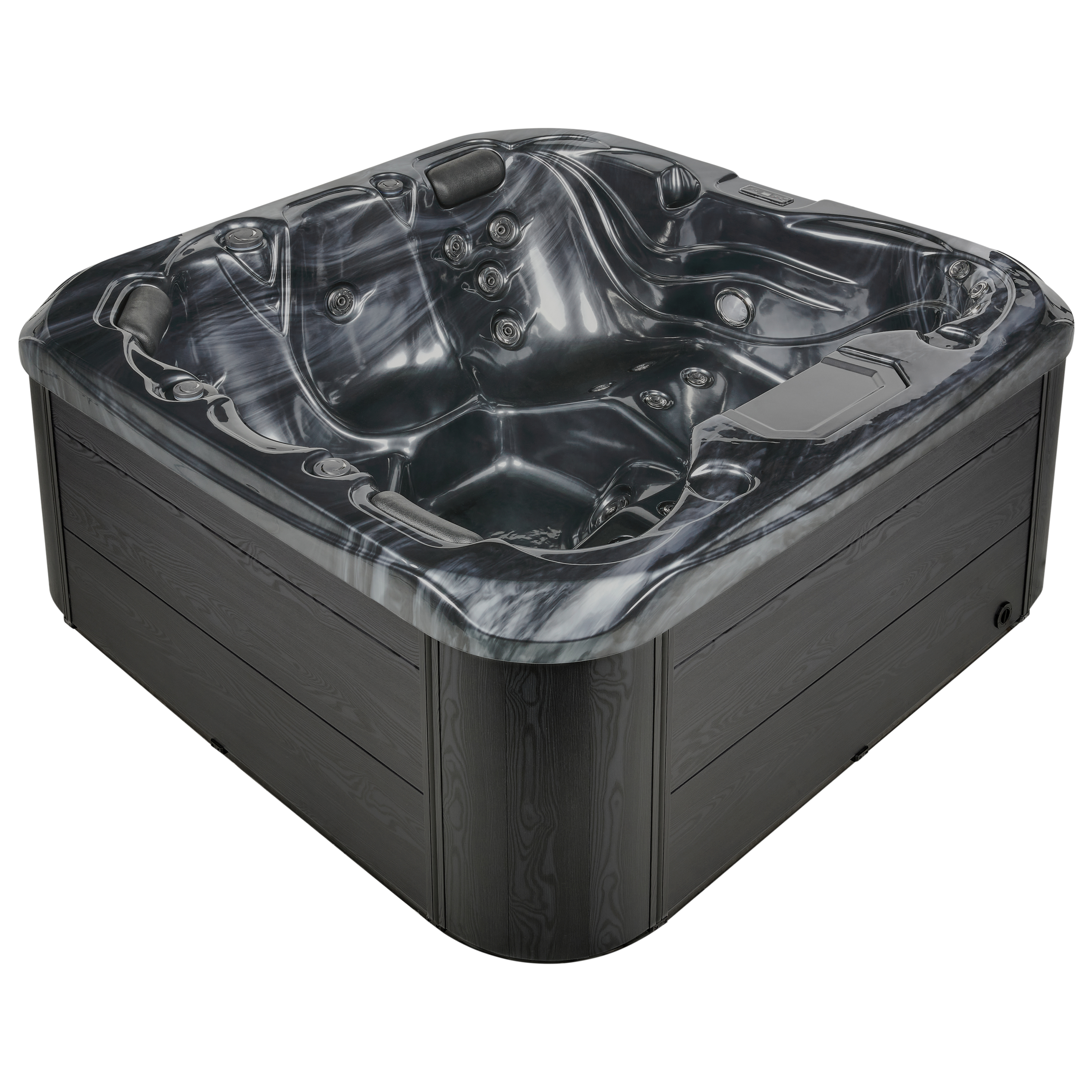 Hottub LED grijs 200 x 200 cm LASTARRIA