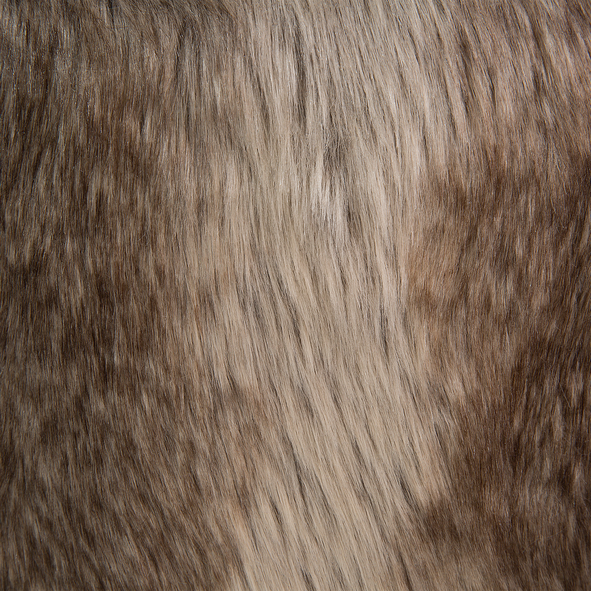 Scaun taburet TOPEKA Blană artificială Maro [5]