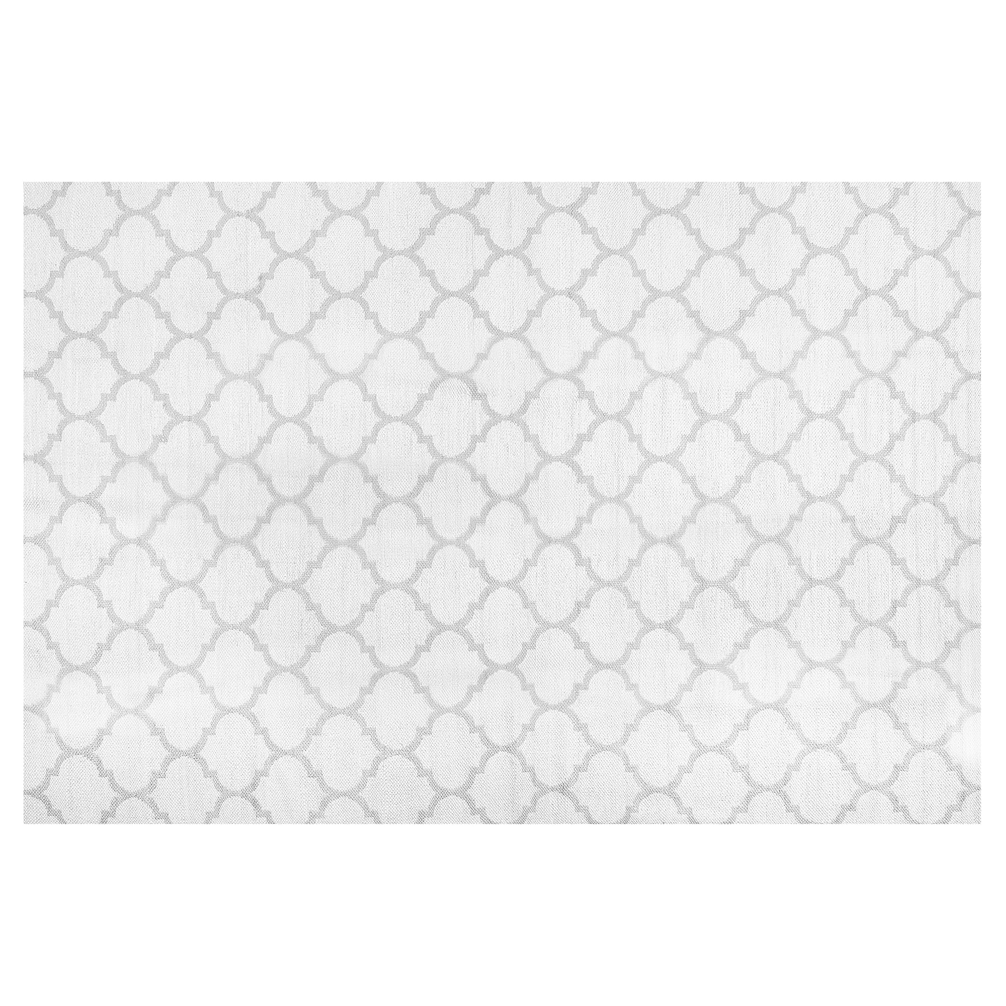 Vloerkleed polyester grijs 140 x 200 cm AKSU