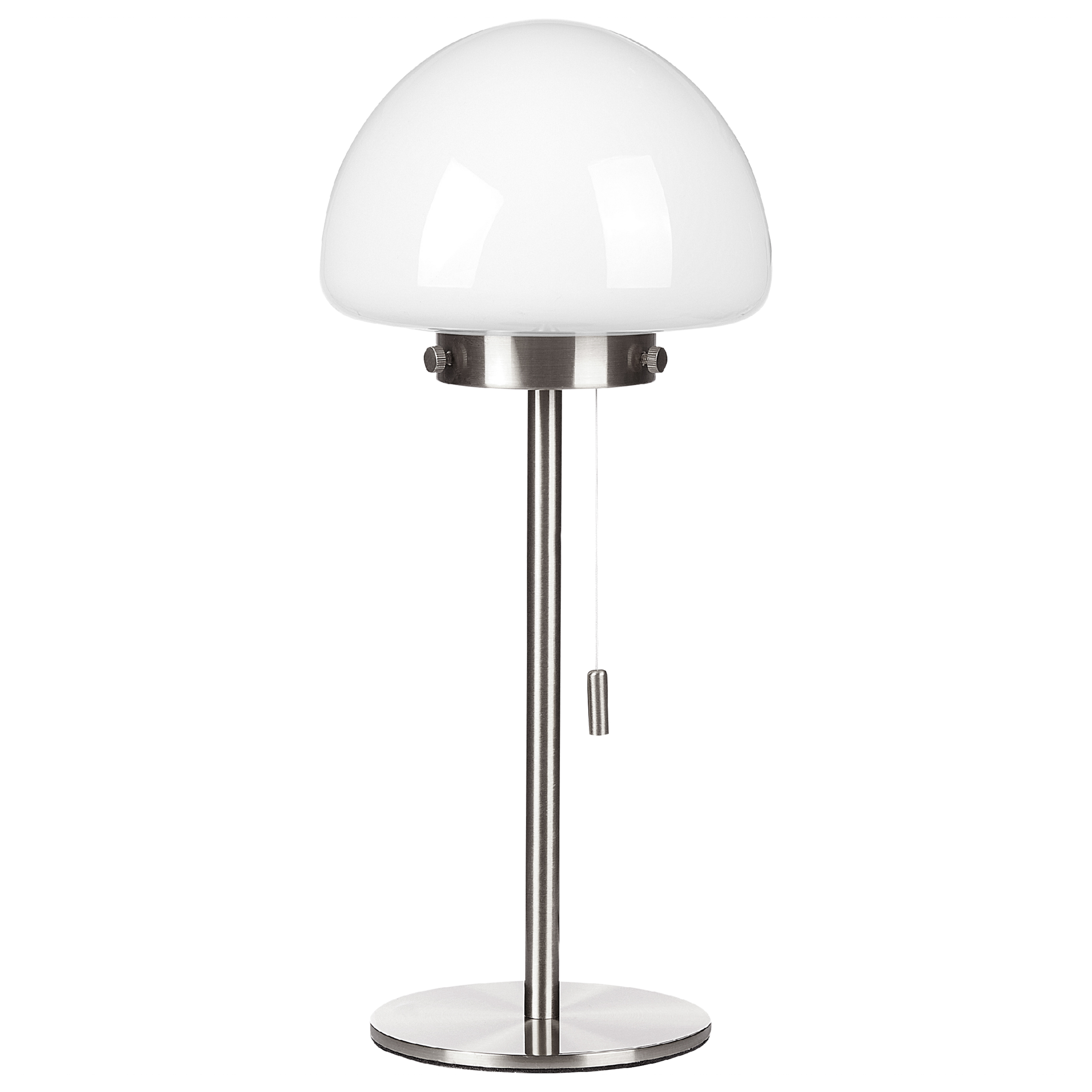 Tafellamp glas zilver MORUGA