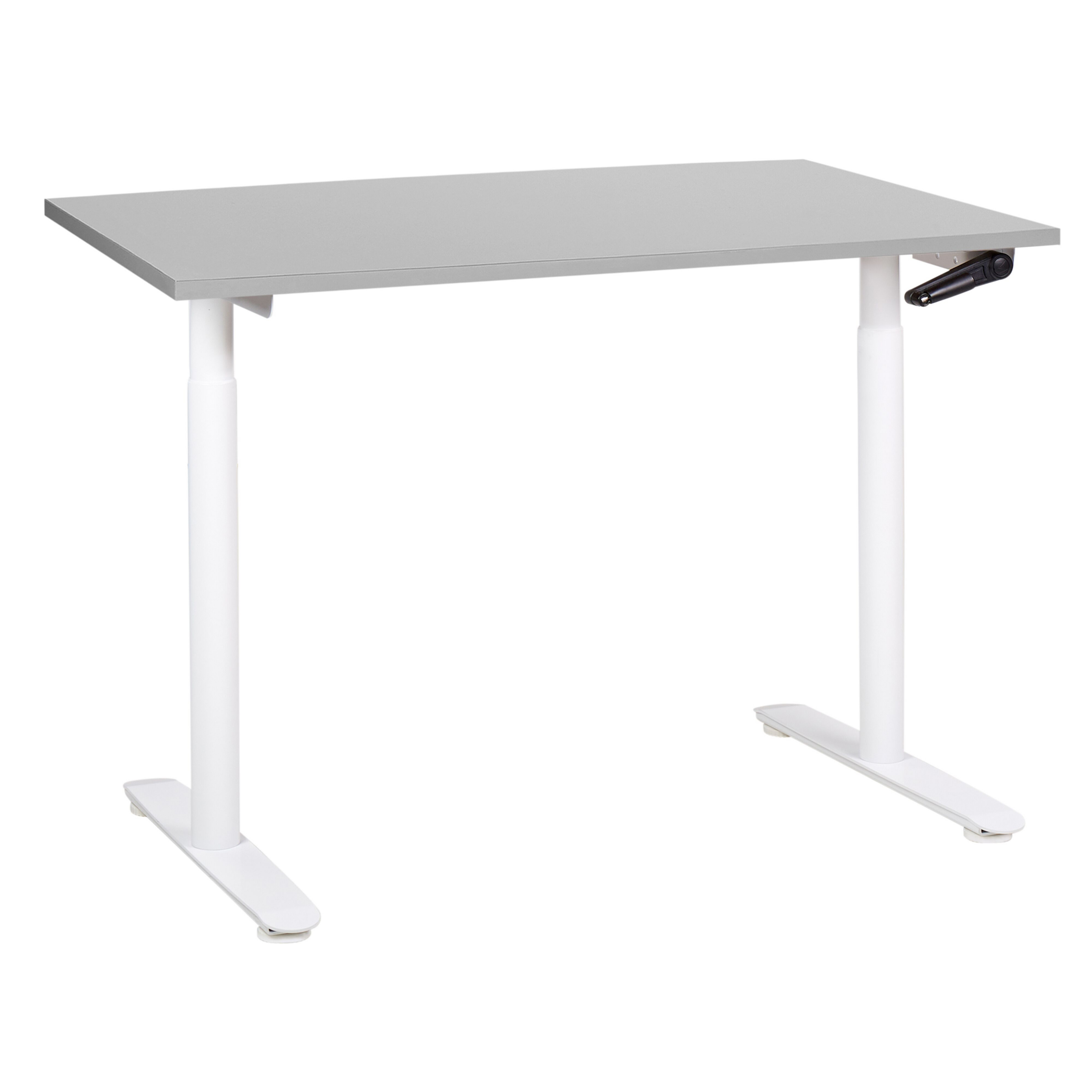 Verstelbaar bureau Handmatig 120 x 72 cm Lichtgrijs DESTIN IV Diverse Formaten
