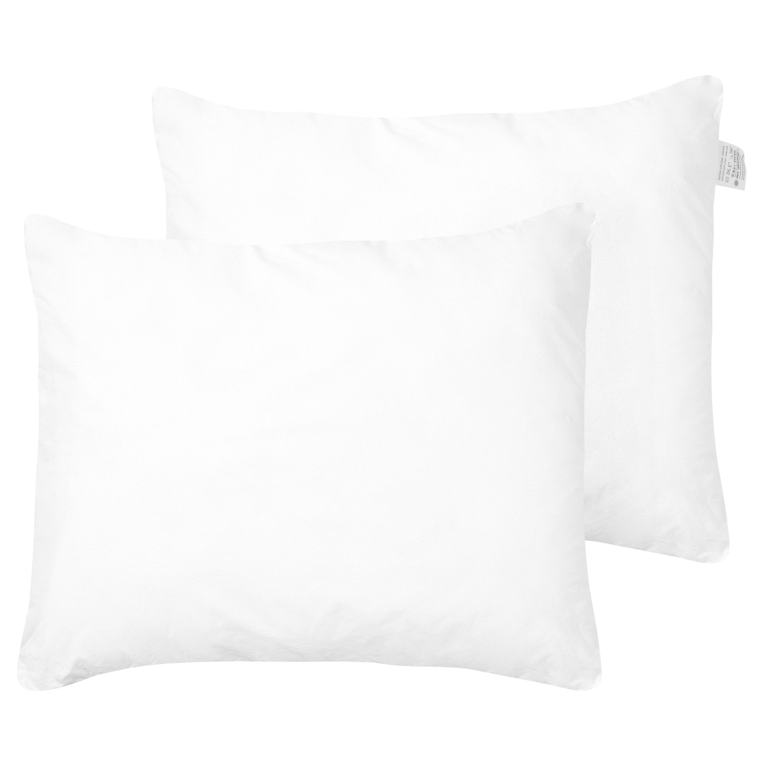 Hoofdkussen set van 2 microvezel hoog 50 x 60 cm ERRIGAL