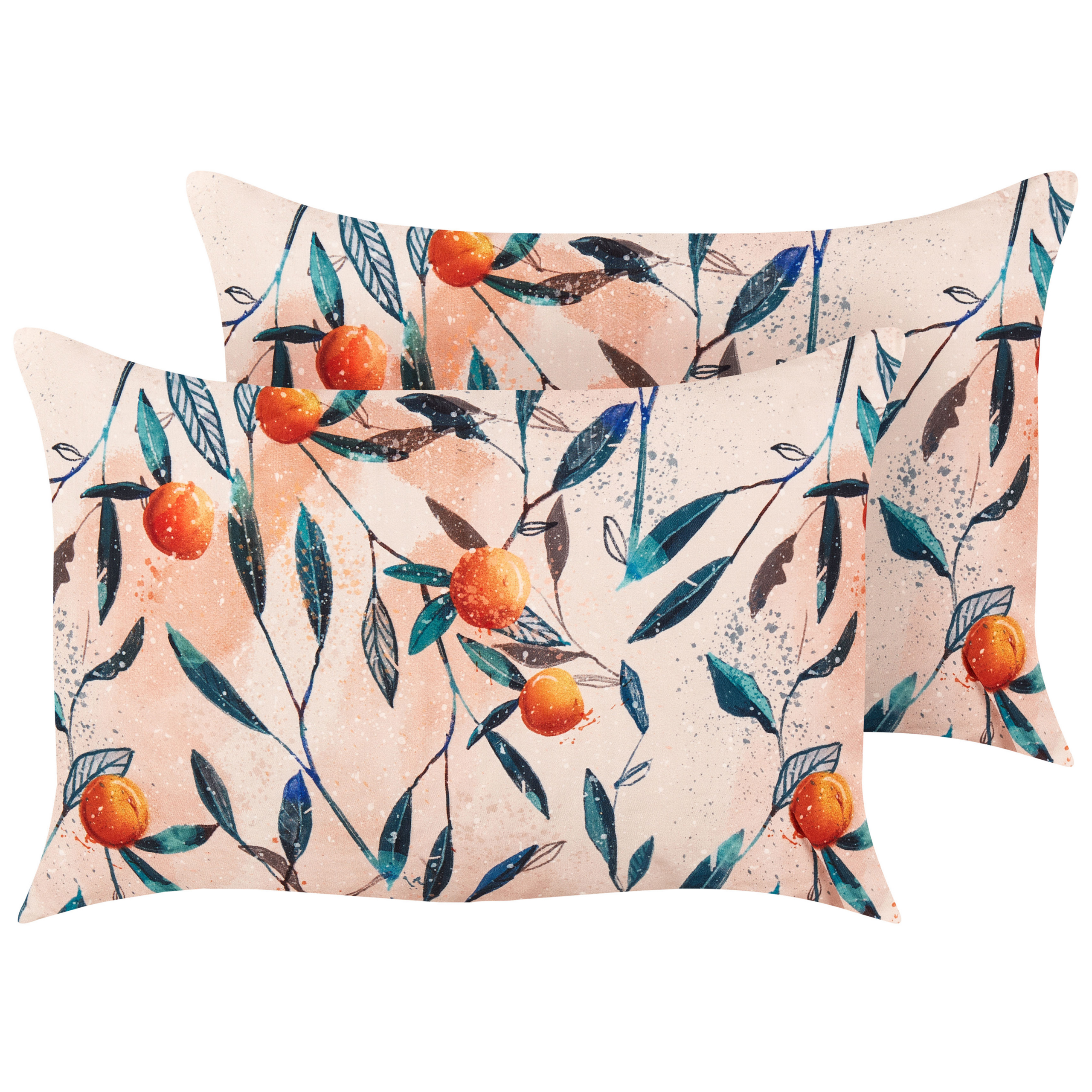 Set van 2 kussens Oranje PIALPETTA 40 x 60 cm