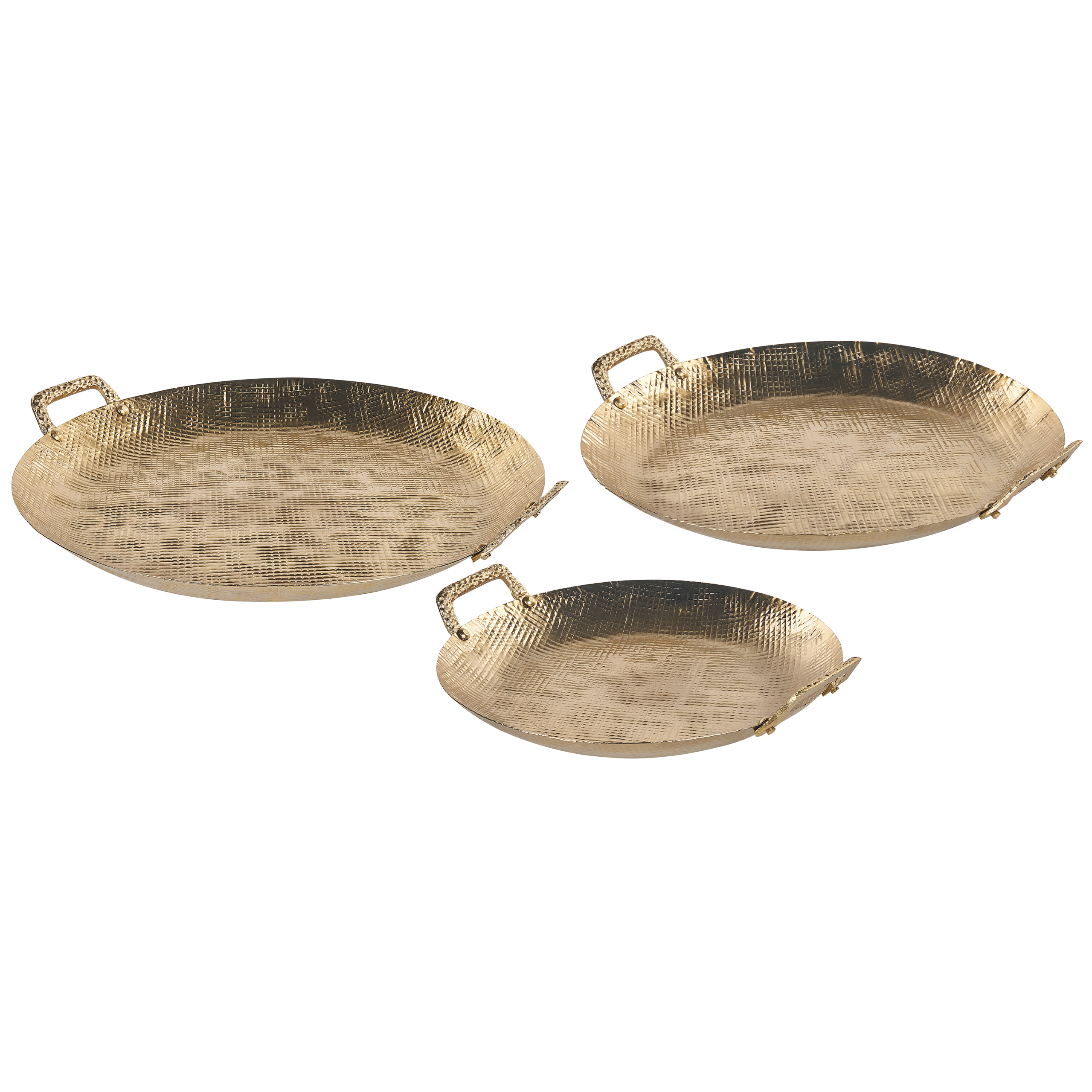 Decoratieve schaal set van 3 goud DEORIA