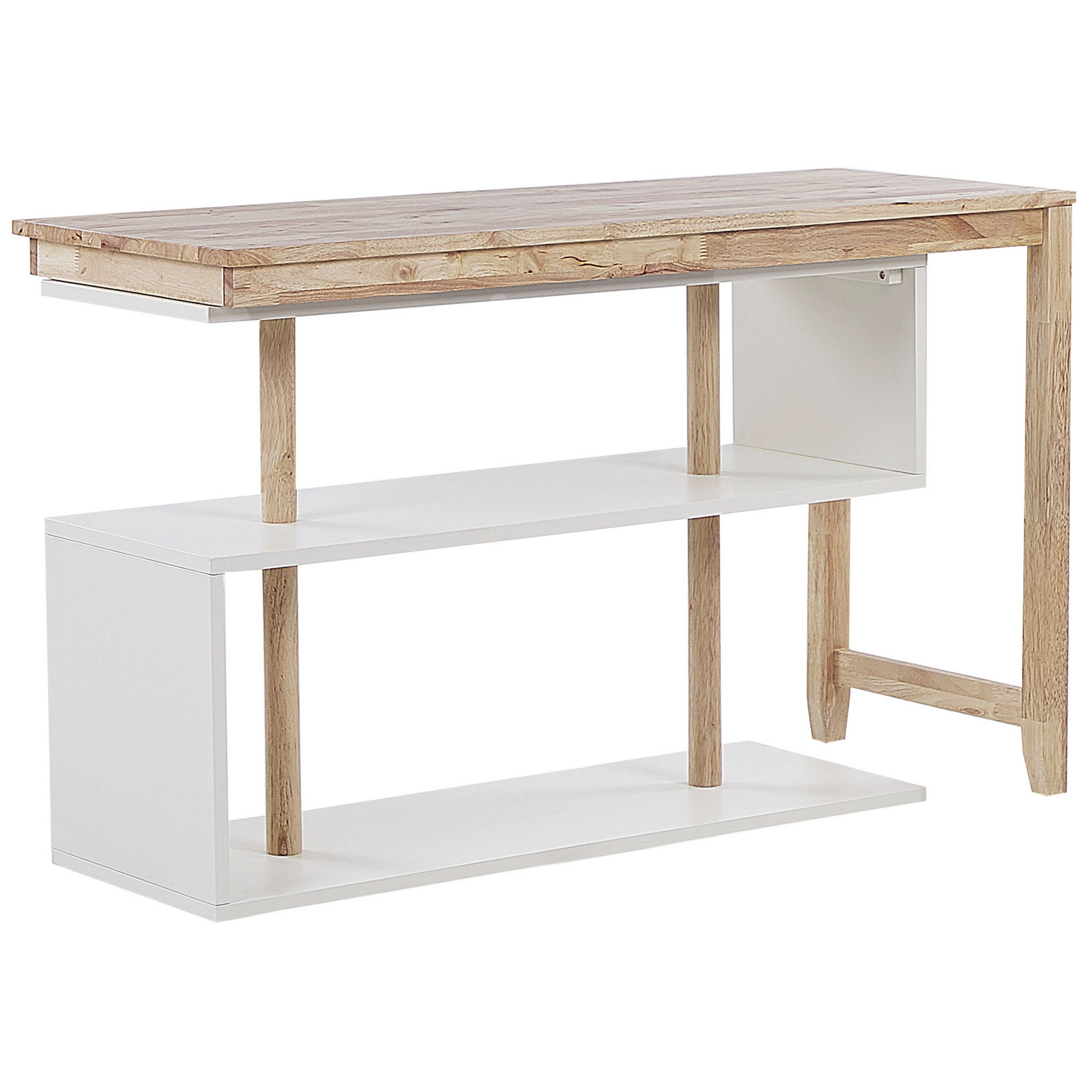 Verstelbaar bureau 120 x 45 cm Wit CHANDLER