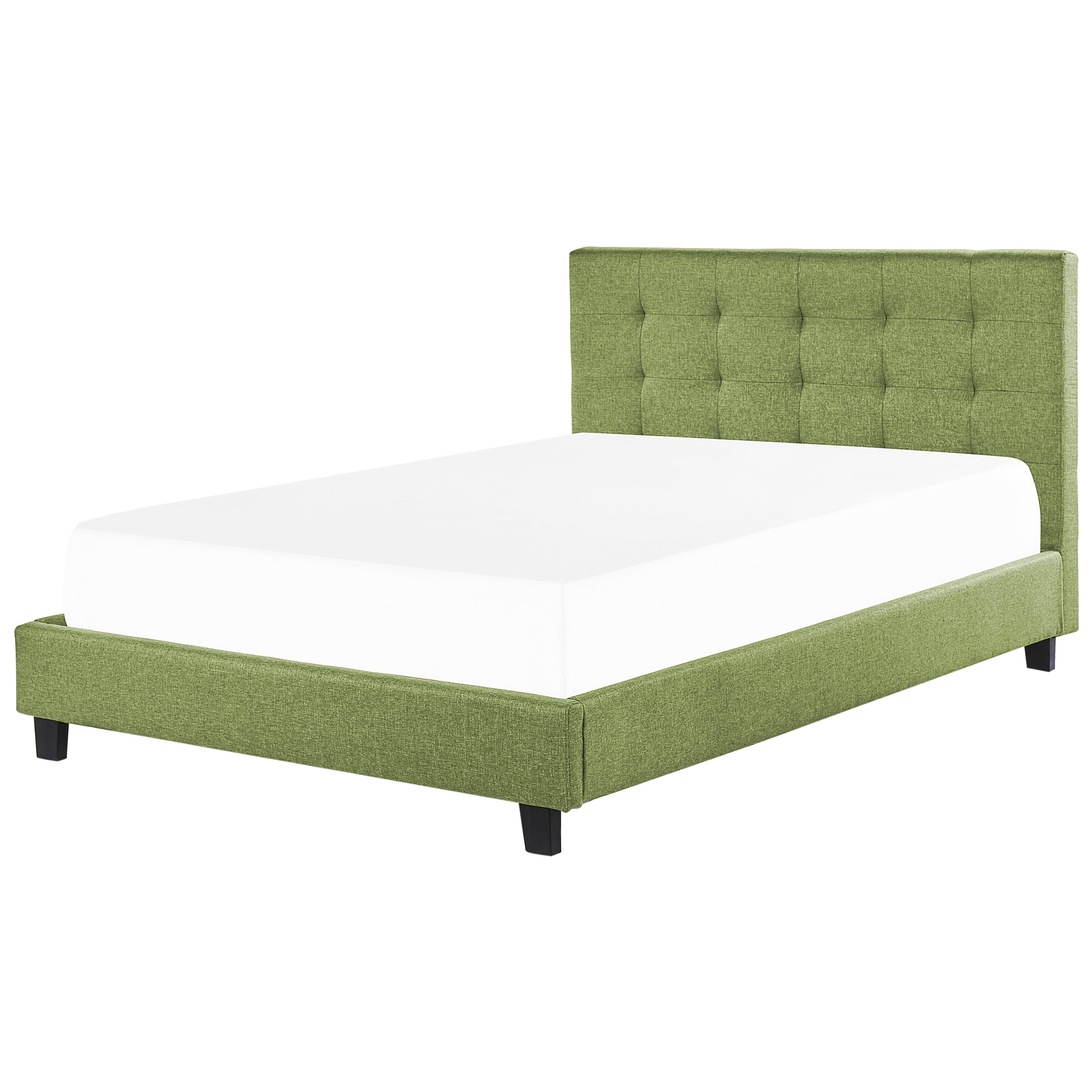 Bed stof groen 180 x 200 cm LA ROCHELLE