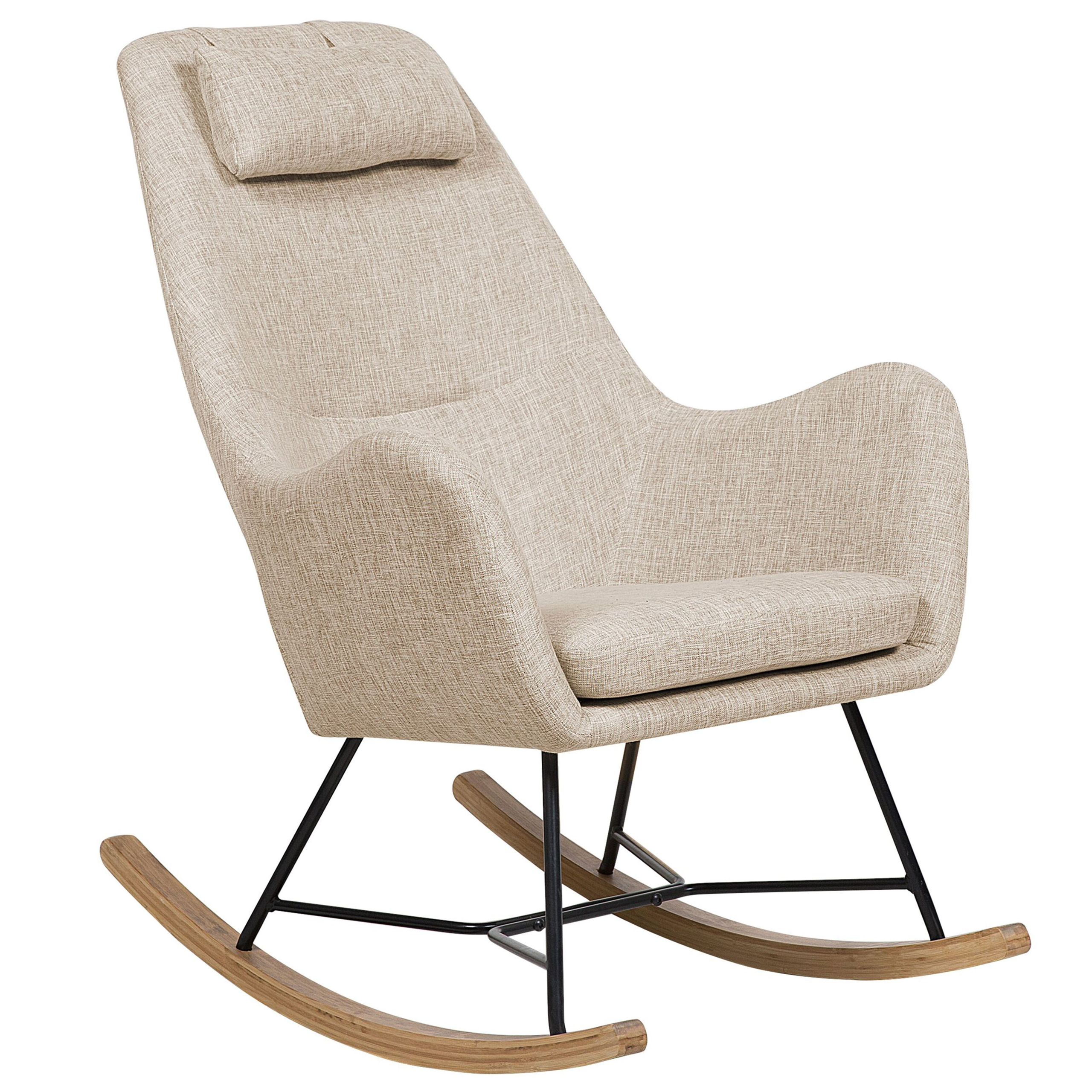 Schommelstoel Lichtbeige ARRIE