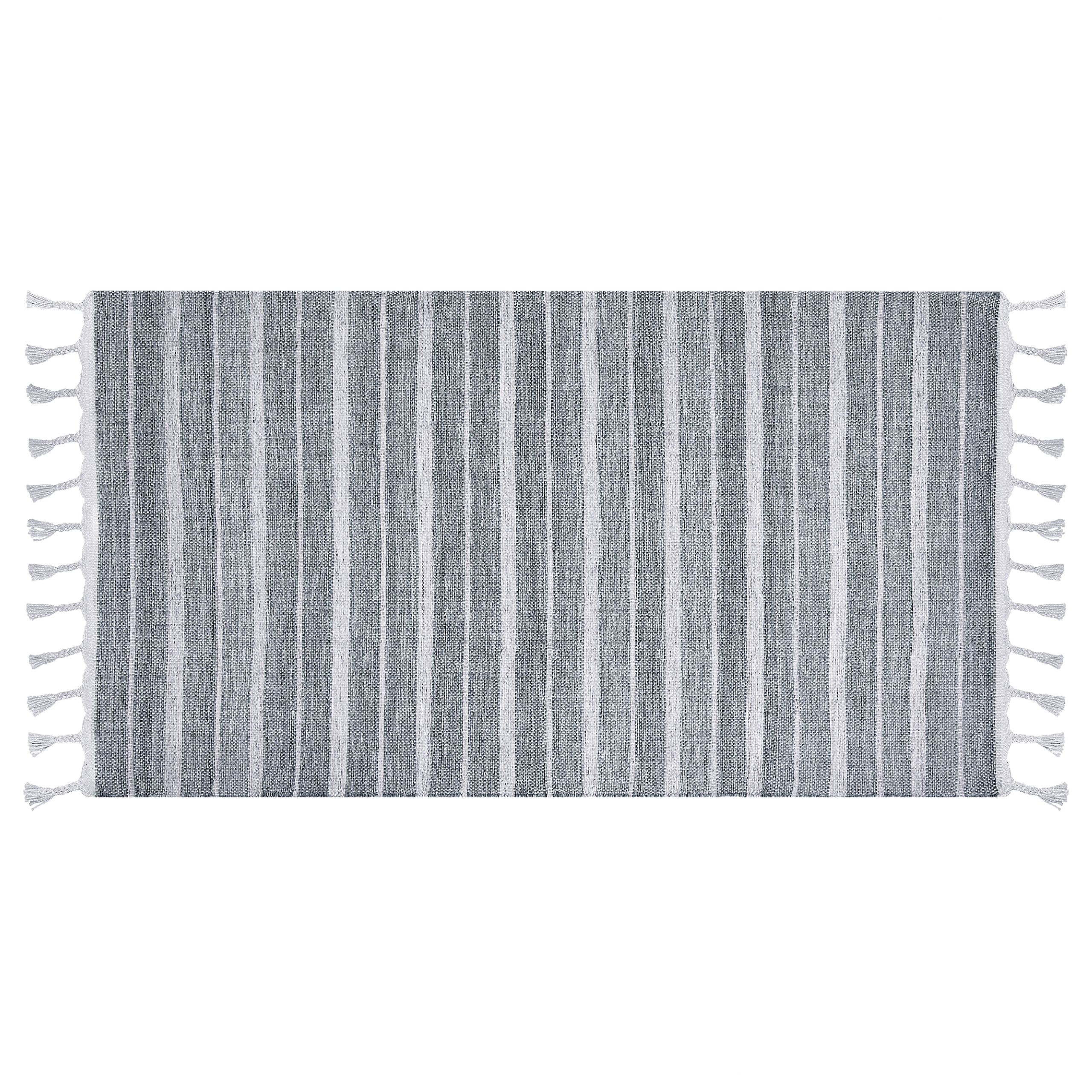 Vloerkleed synthetisch lichtgrijs 80 x 150 cm BADEMLI