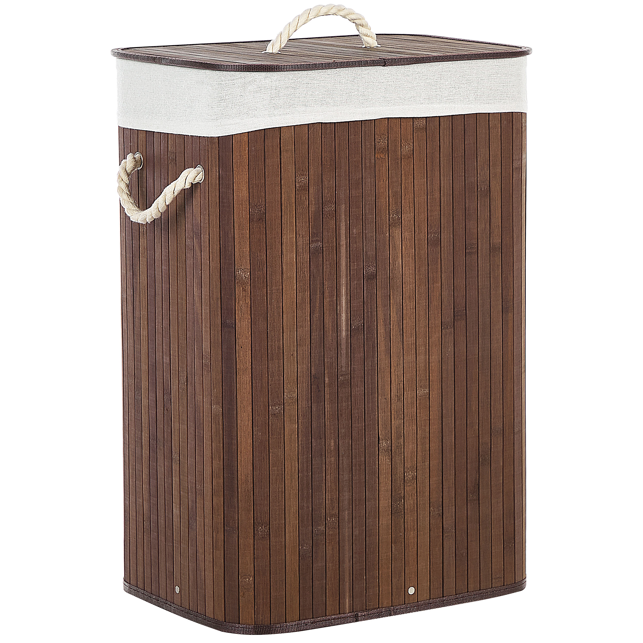 Wasmand bamboe donkerbruin 60 cm KOMARI