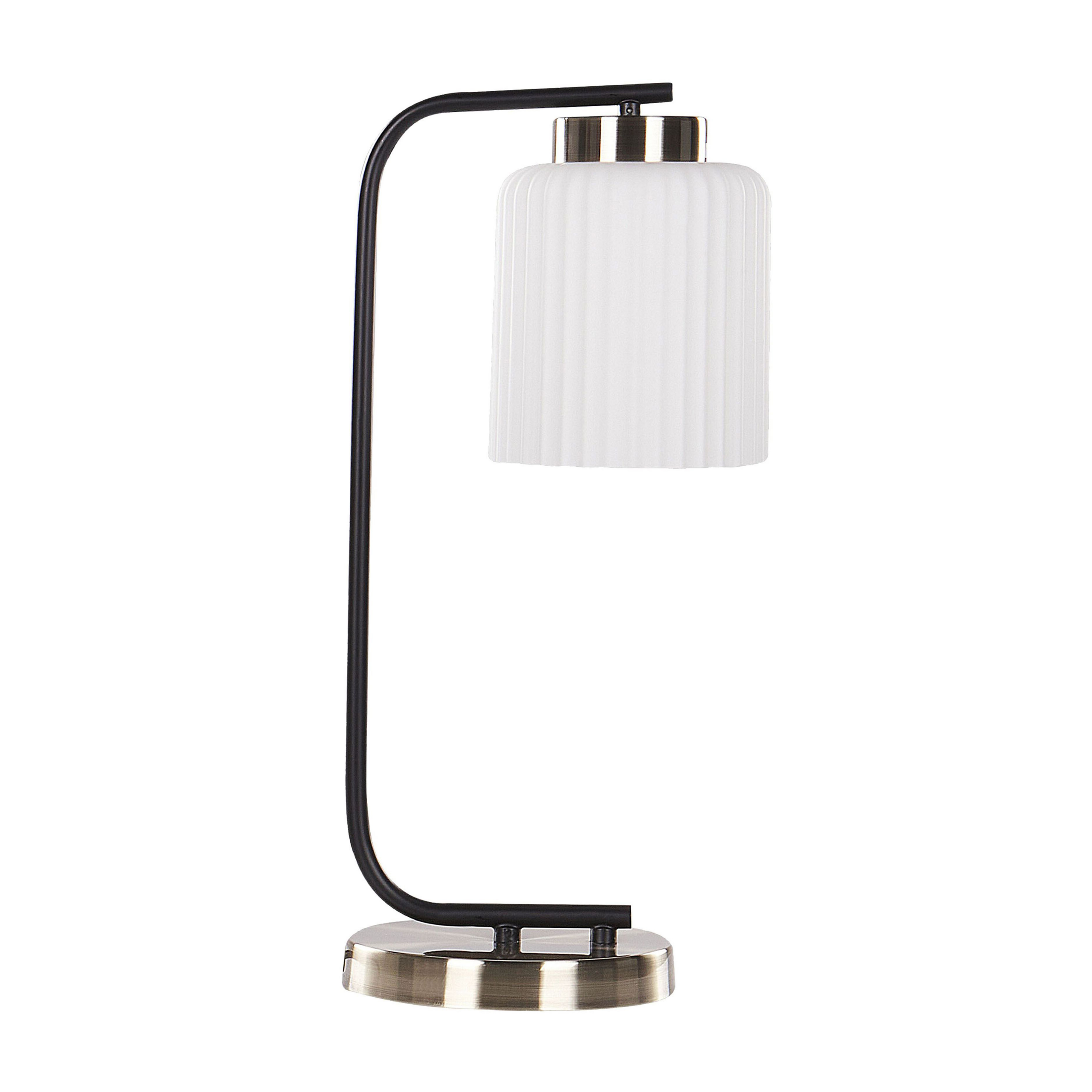 Tafellamp zwart/messing CAUDELO