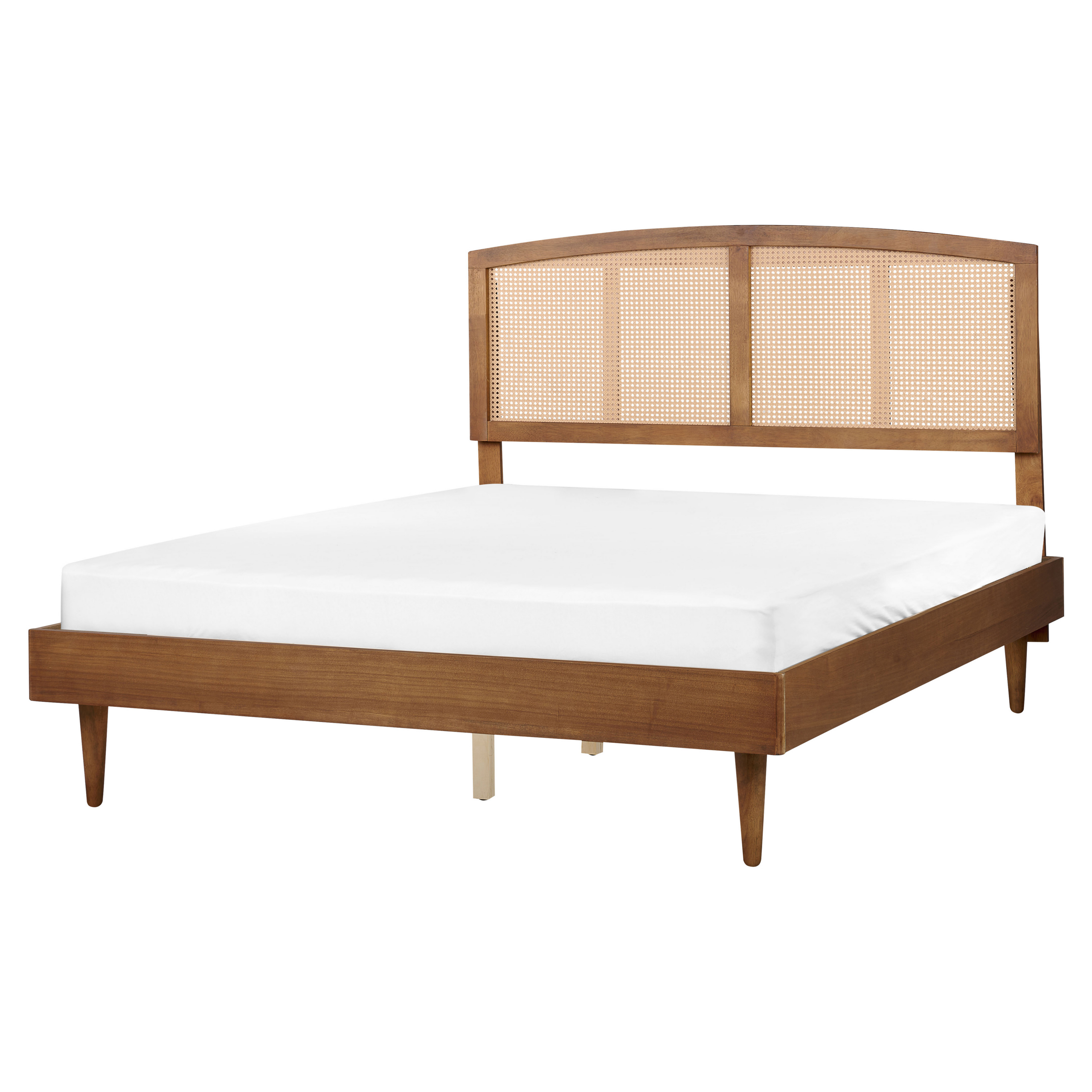 Bed hout lichtbruin 160 x 200 cm VARZY